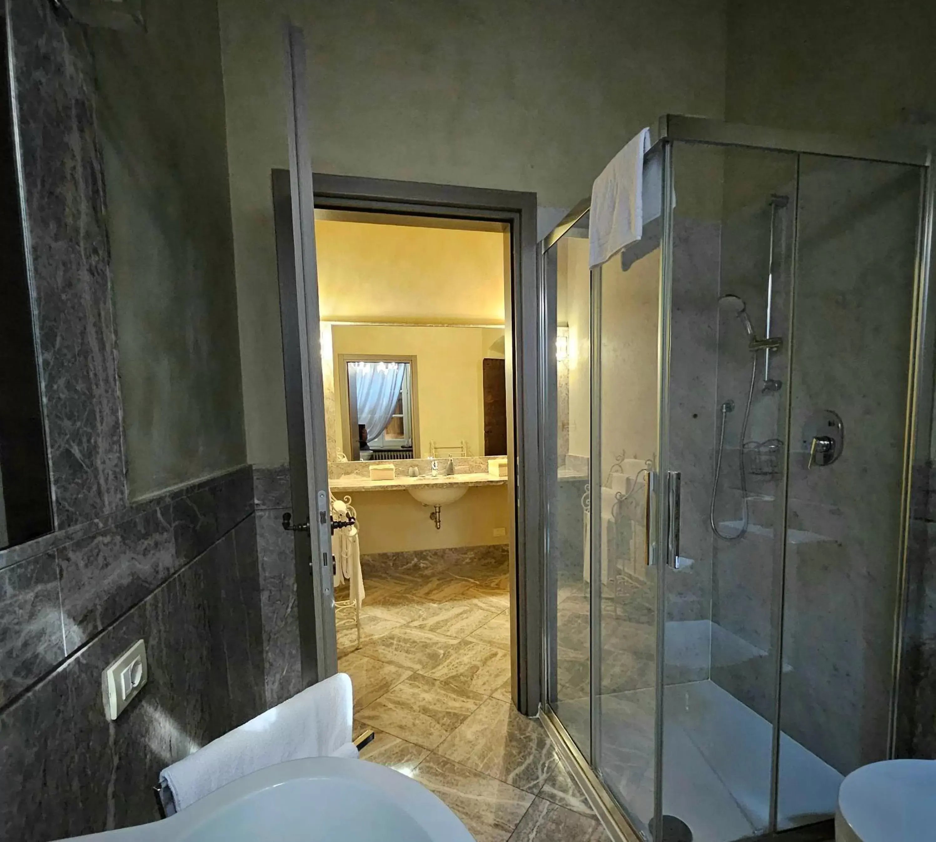 Bathroom in B&B Dimora Delle Donnole Bergamo Alta