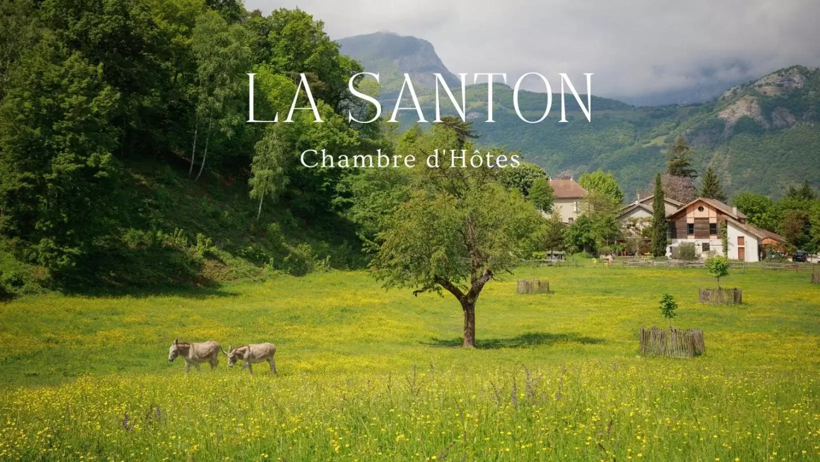 Mountain view in La Santon Chambres d'hôtes