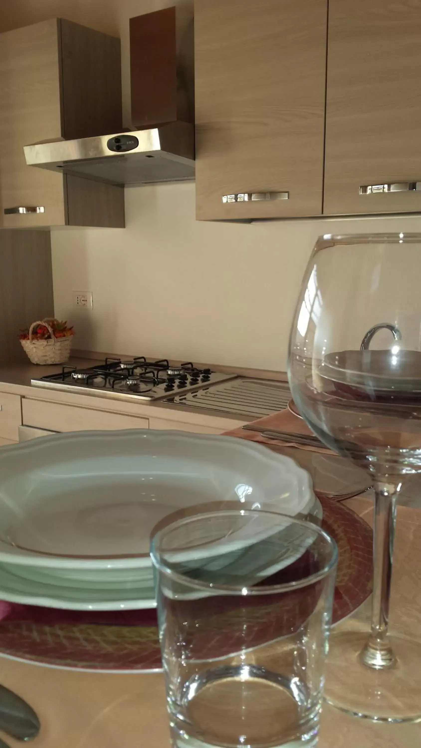 Kitchen or kitchenette in Garda Sol SPA Hotel & Appartamenti