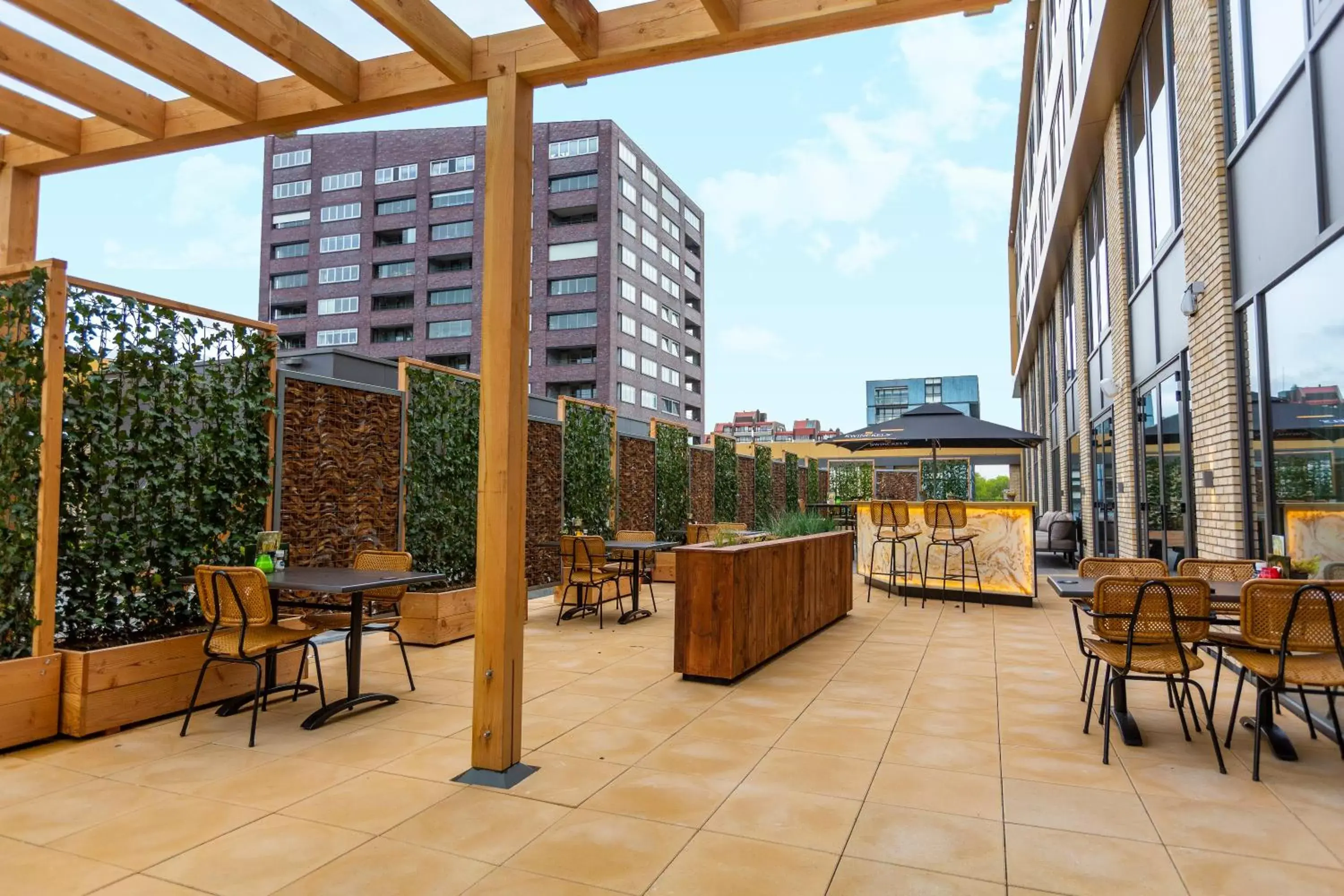 Balcony/Terrace in Fletcher Hotel-Restaurant ByZoo Emmen