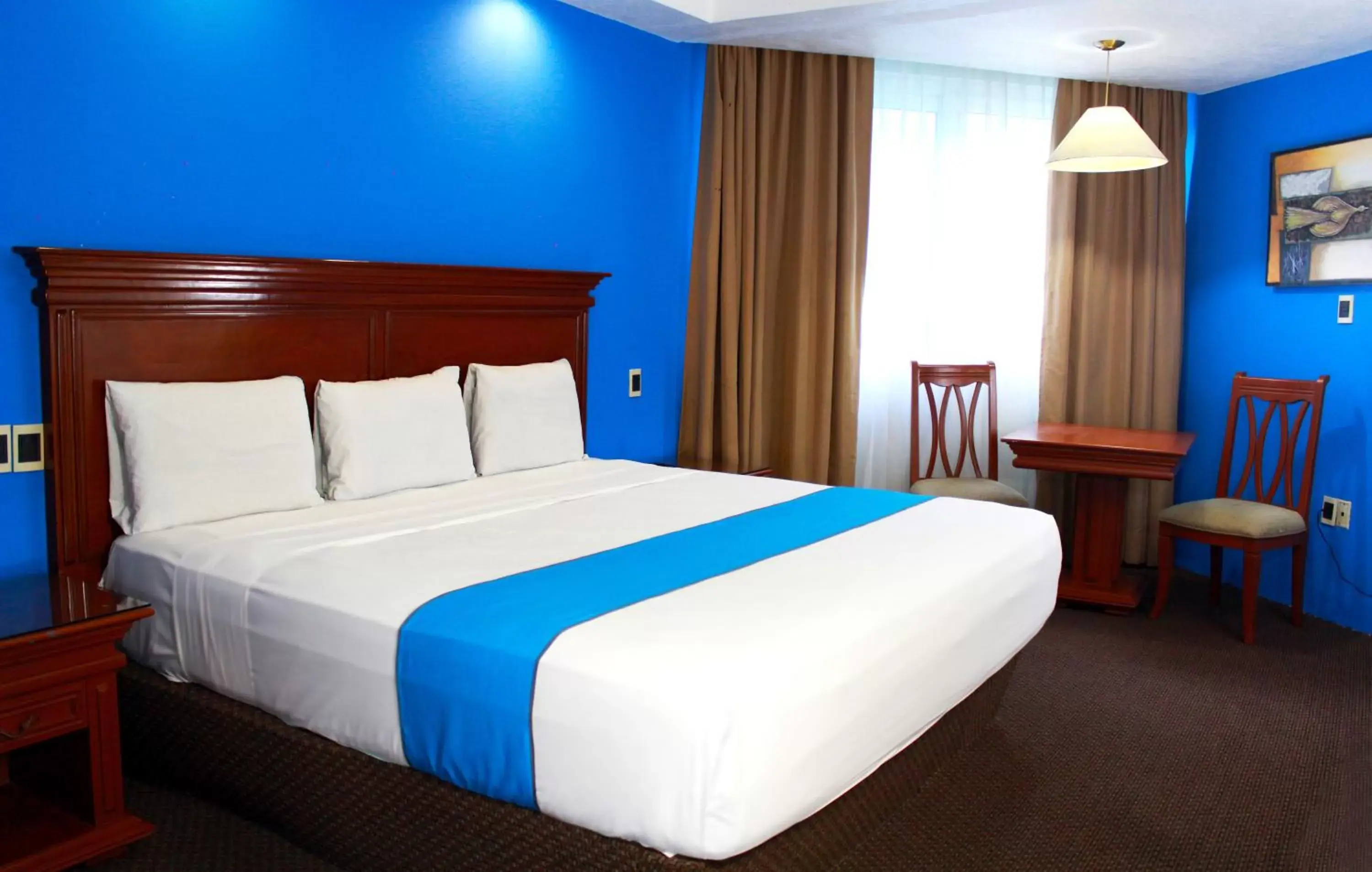 Bed in Hotel Lois Veracruz