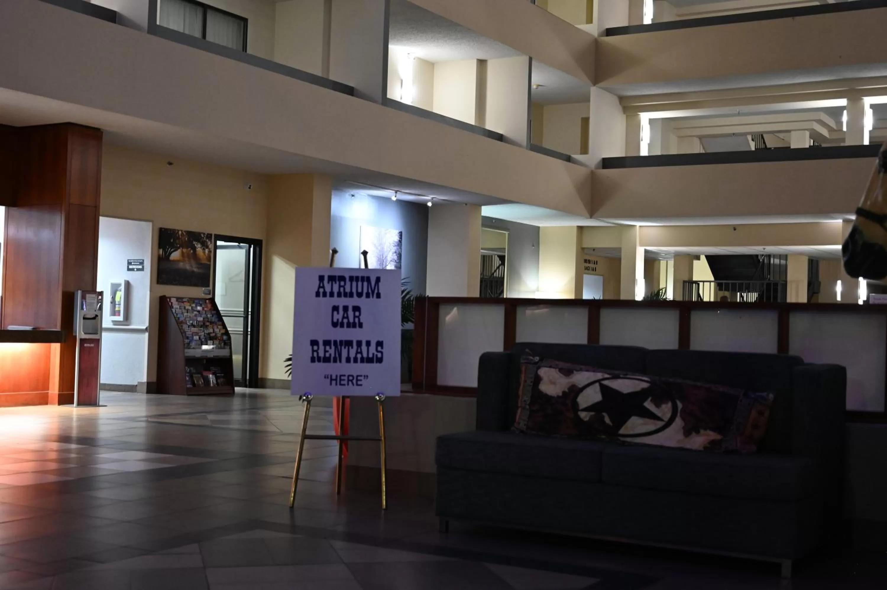 Property logo or sign in Atrium Hotel and Suites DFW Airport