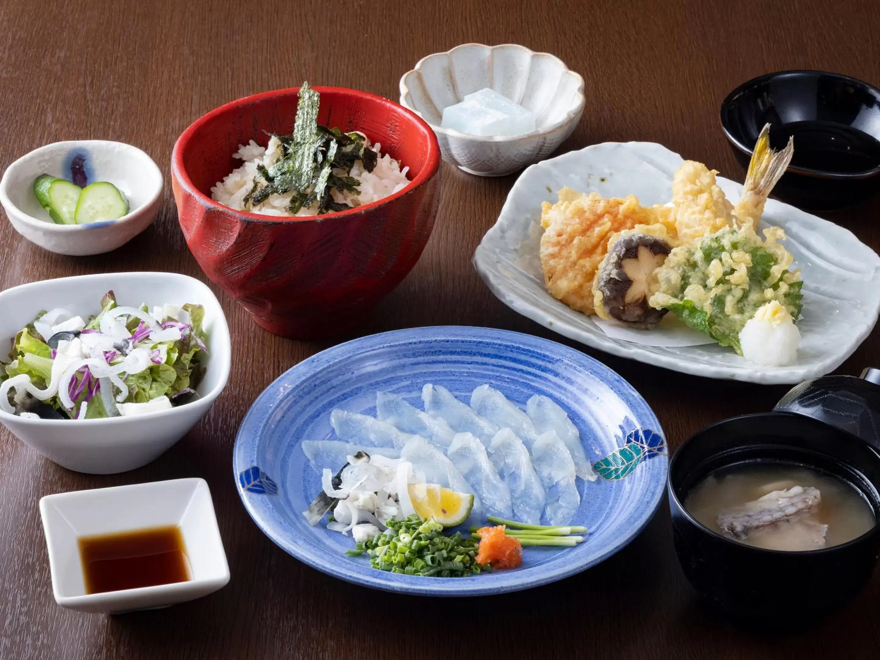 Food close-up in Hotel Wing International Shimonoseki