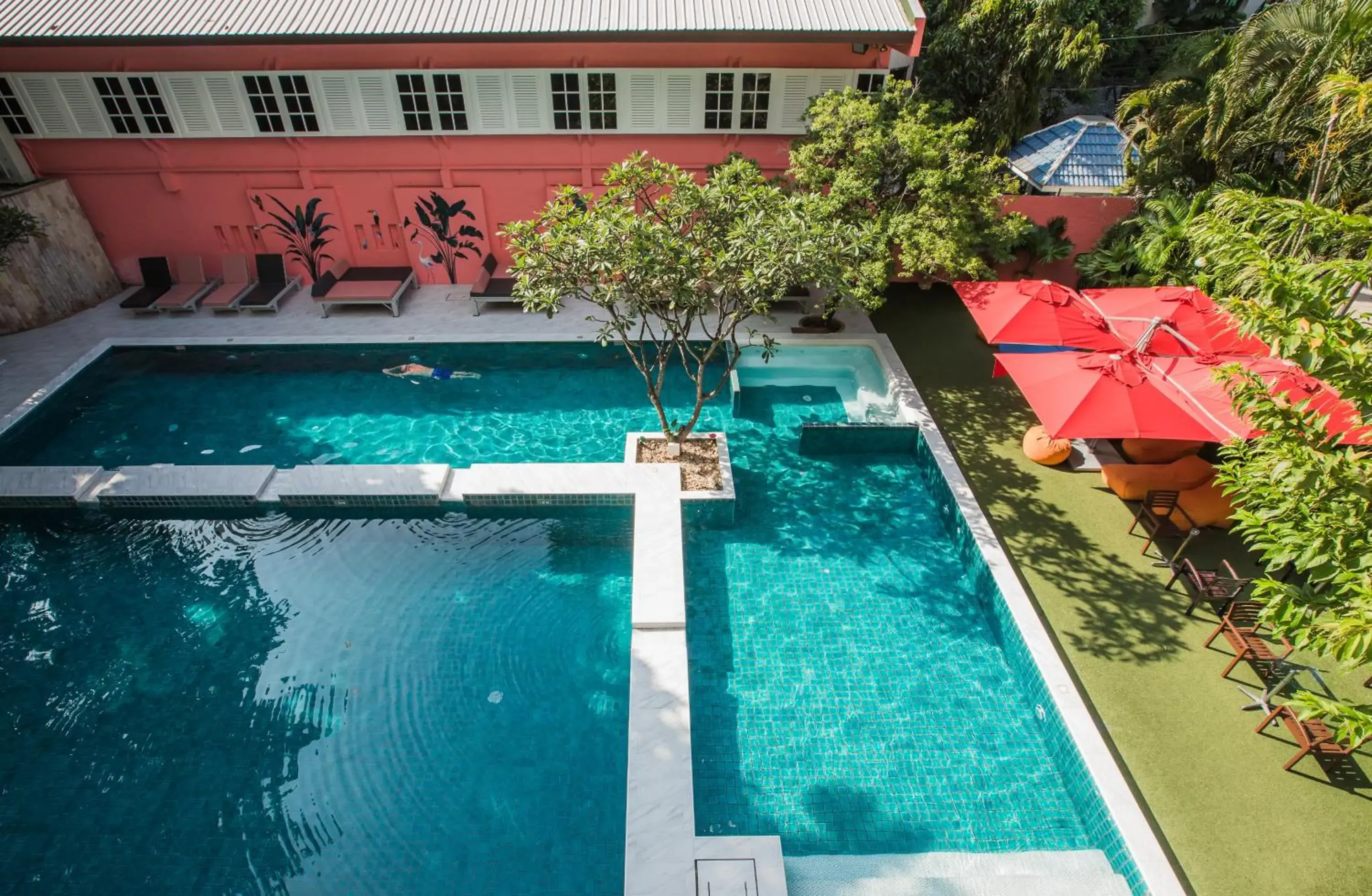 Swimming pool, Pool View in Sandalay Resort Pattaya