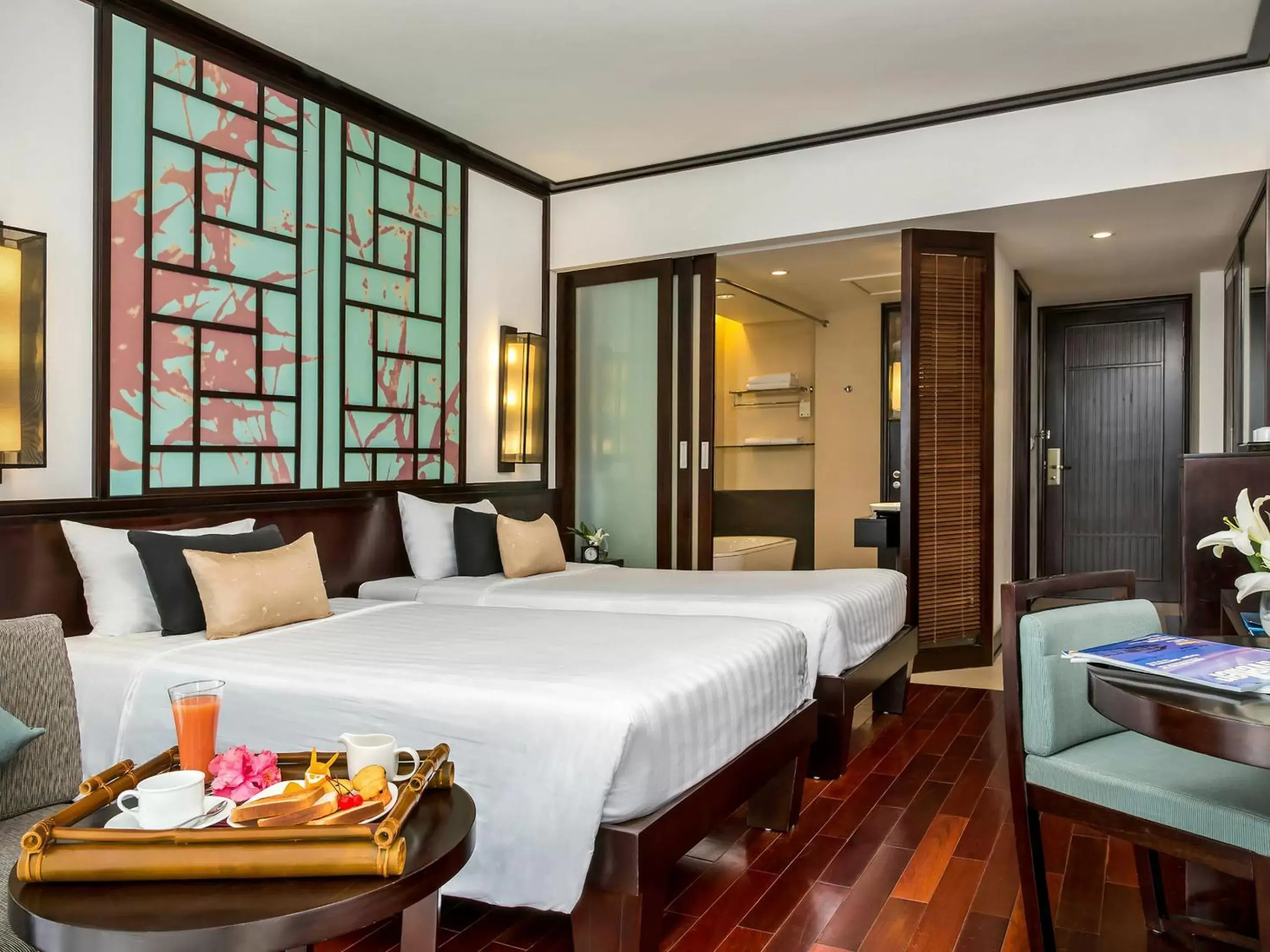Bed in Novotel Ha Long Bay Hotel