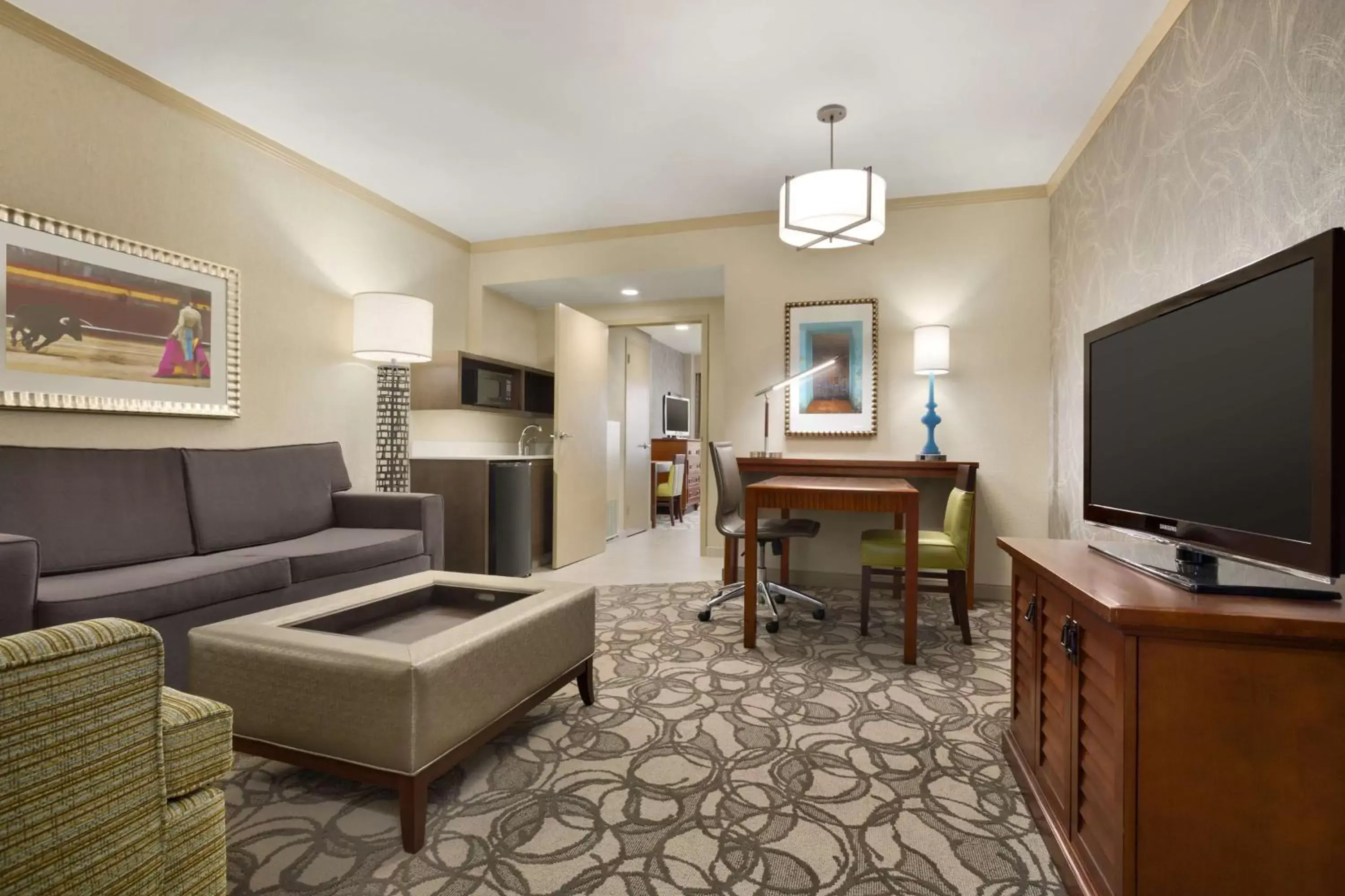 Living room, Seating Area in Embassy Suites San Antonio Airport