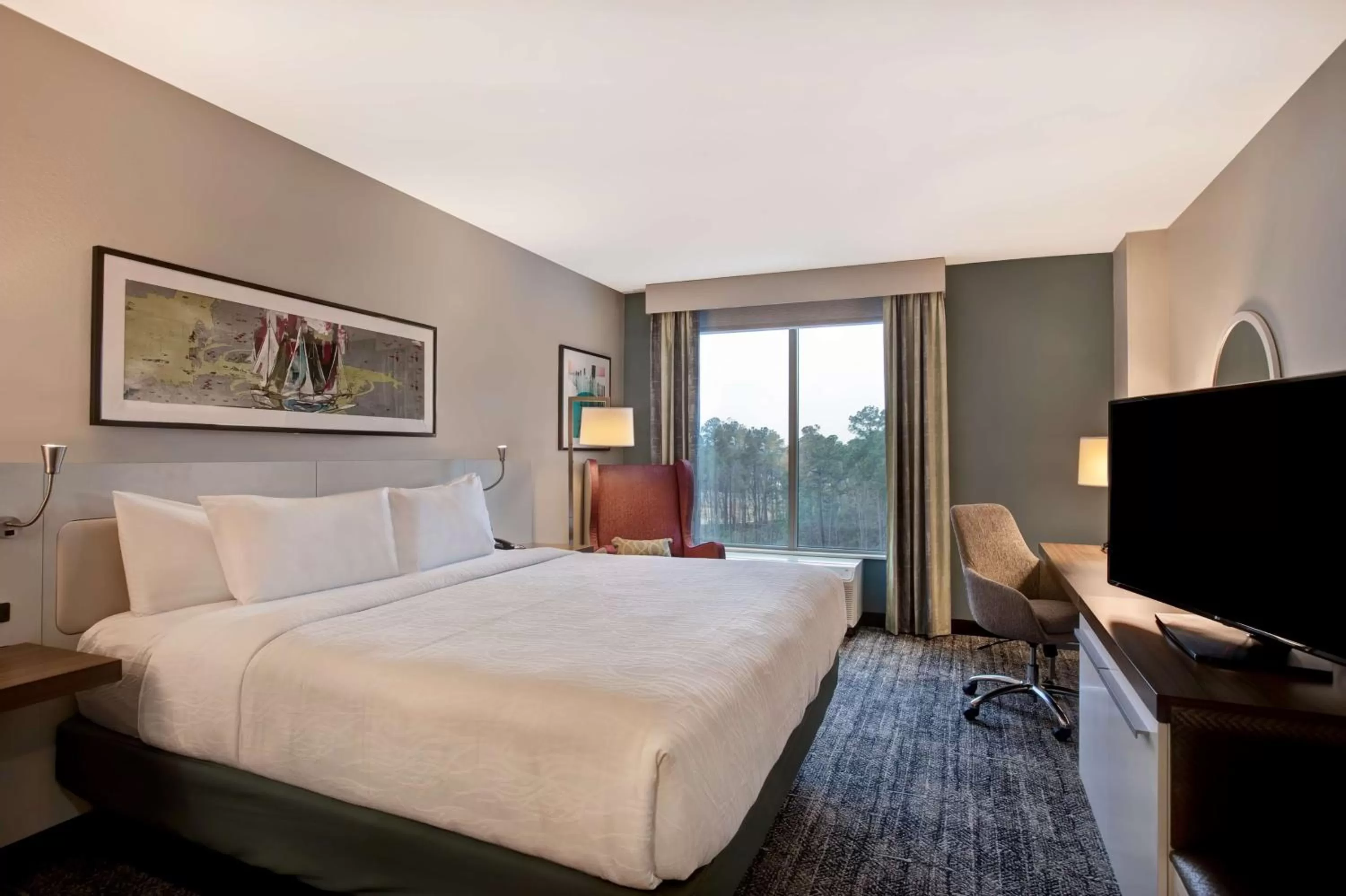 Bedroom, Bed in Hilton Garden Inn Summerville, Sc