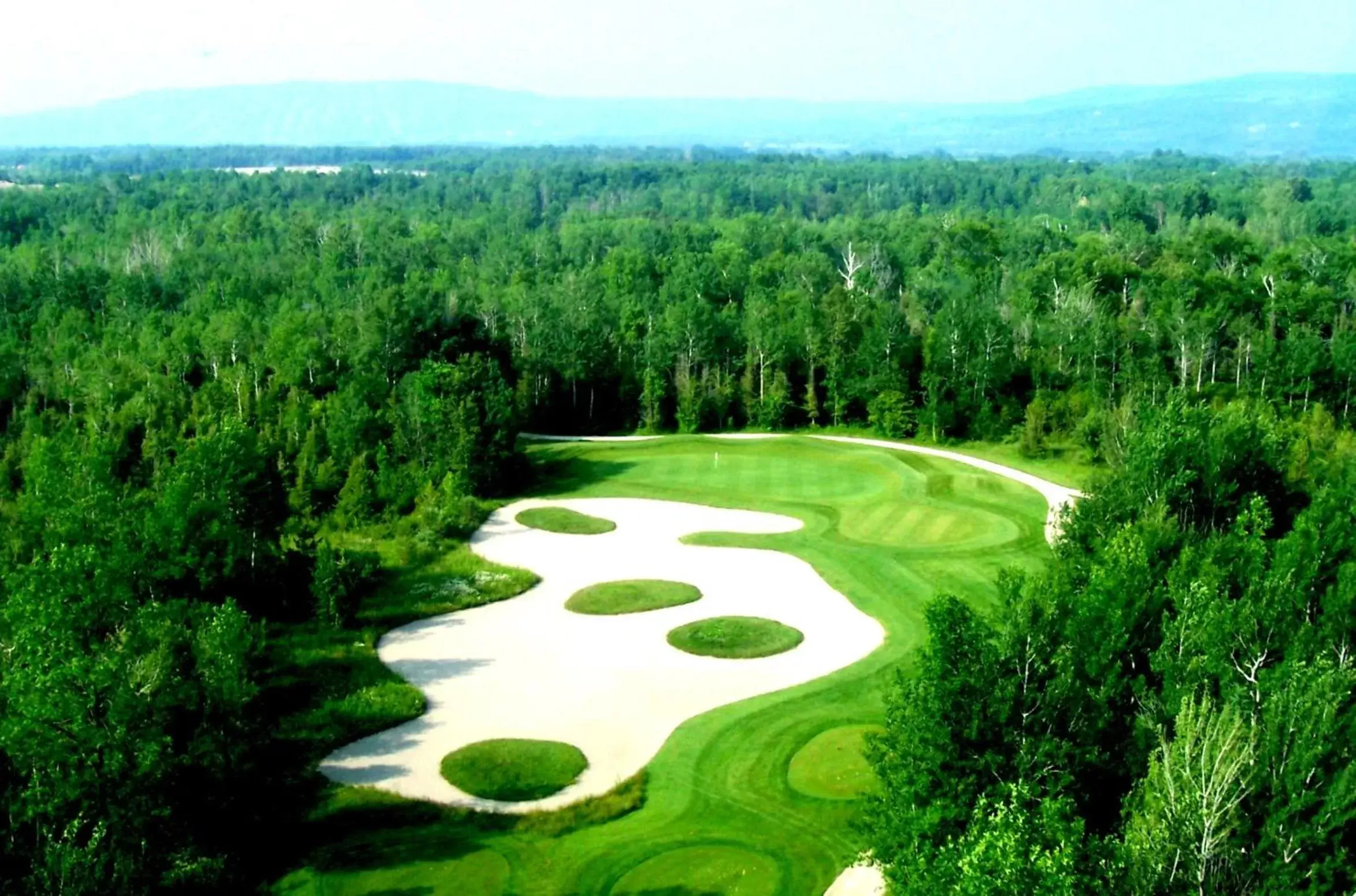 Spring, Bird's-eye View in Living Stone Golf Resort