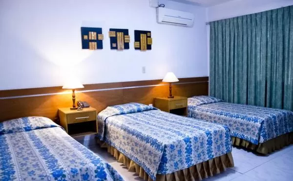 Bed in Hotel Chucarima