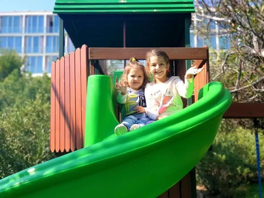 Children play ground, Children in Denizkizi Hotel