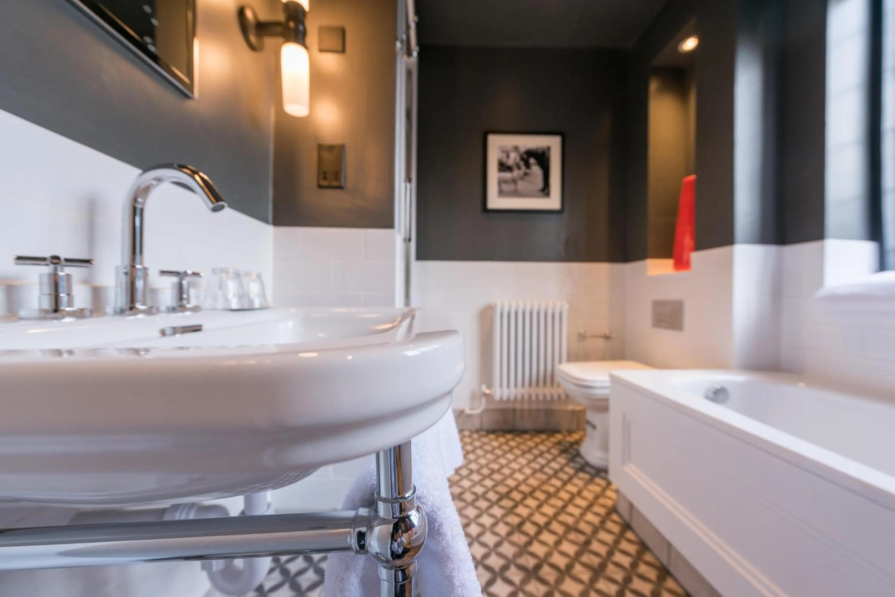 Bathroom in The Lygon Arms - an Iconic Luxury Hotel