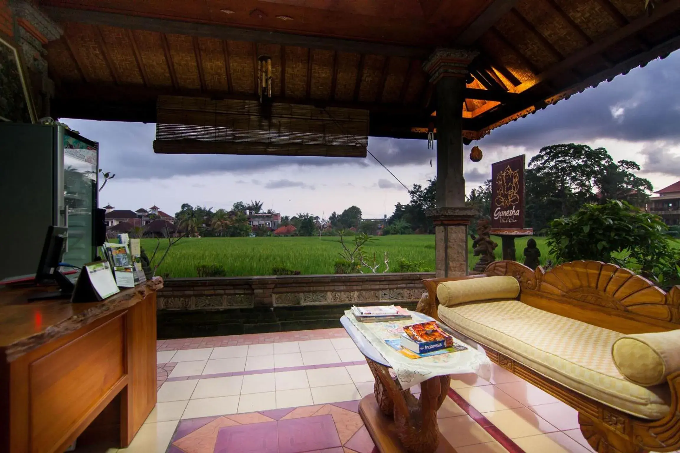 Lobby or reception in Ganesha Ubud Inn