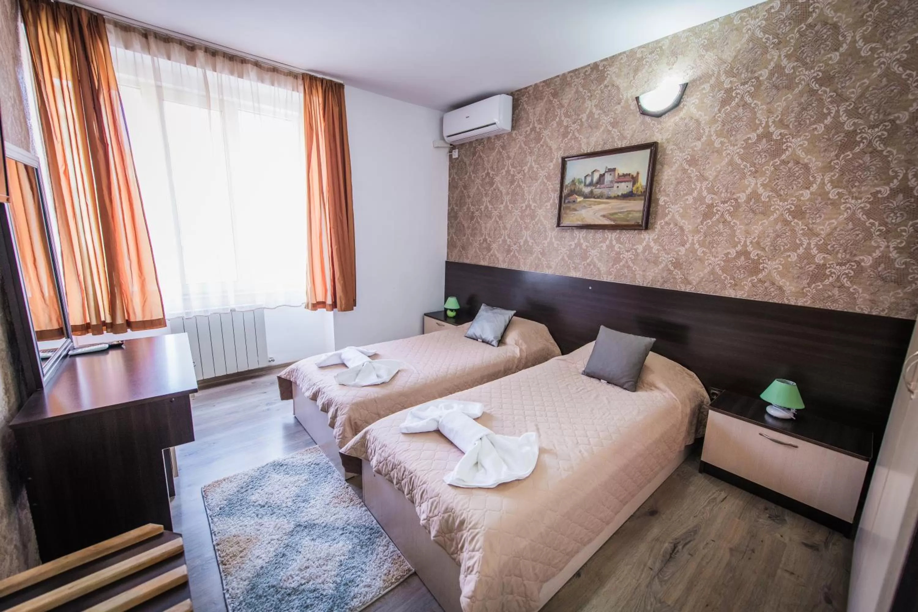 Bed in Vida Family Hotel