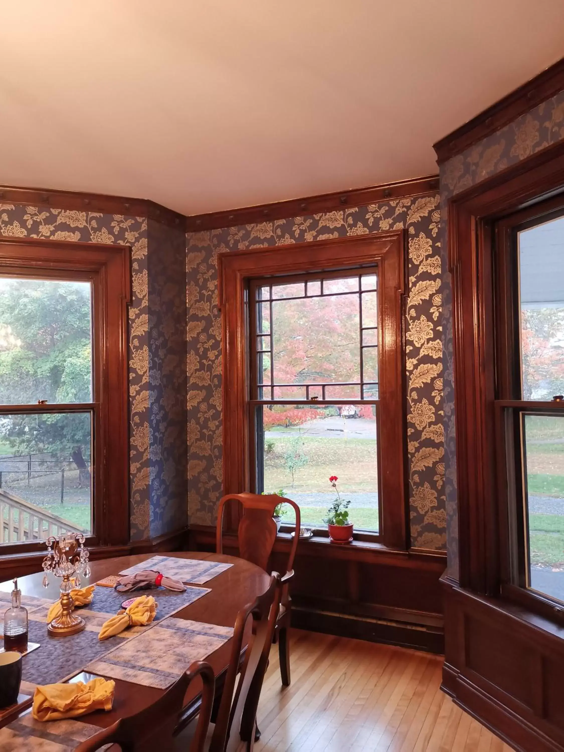 Dining area in By The River B&B