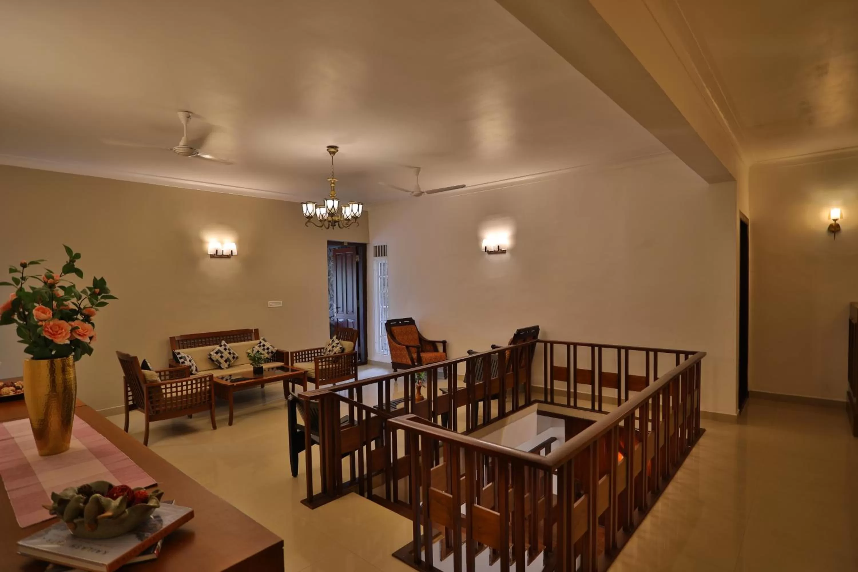 Living room in Chithirapuram Palace