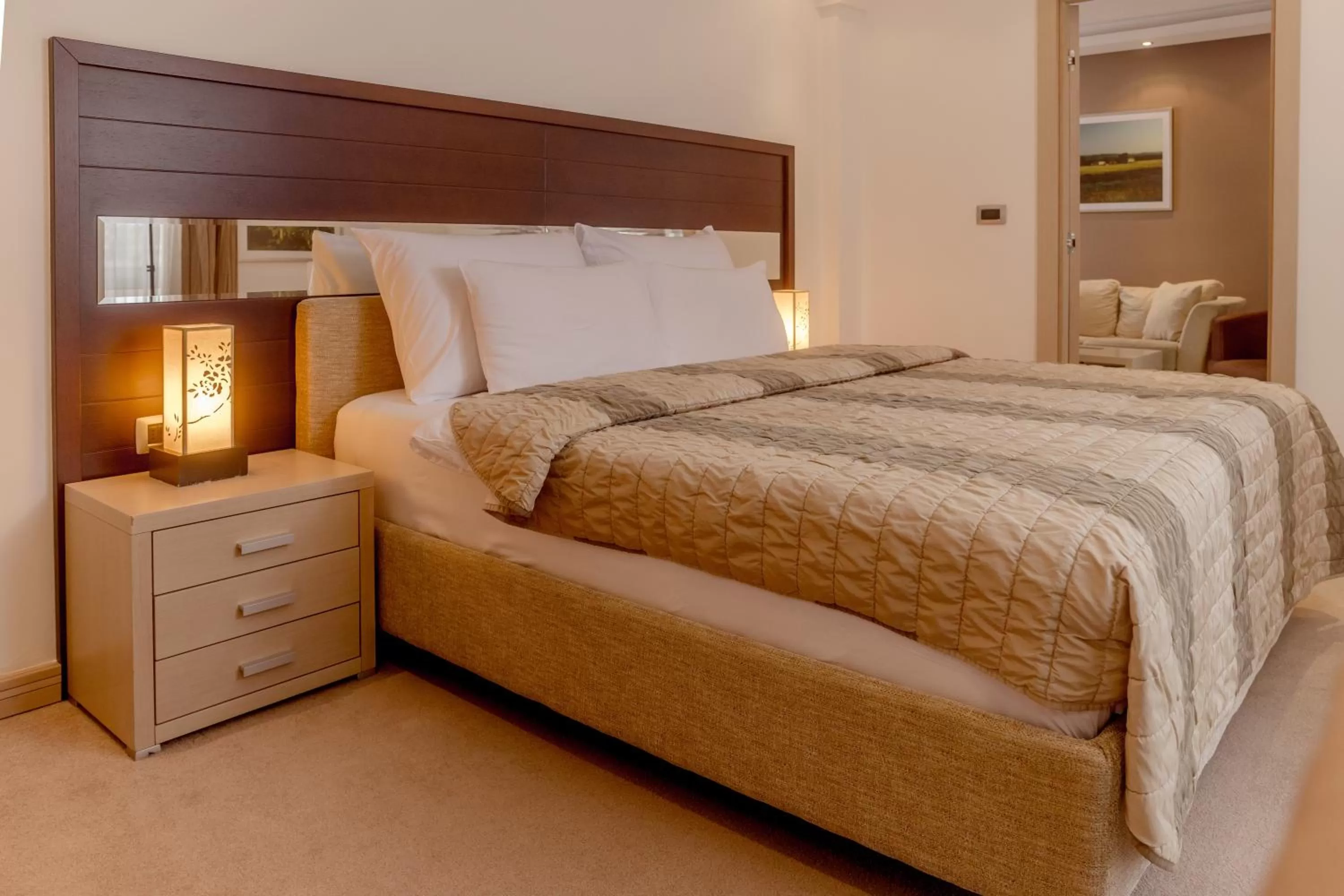 Bed in Hotel Vojvodina