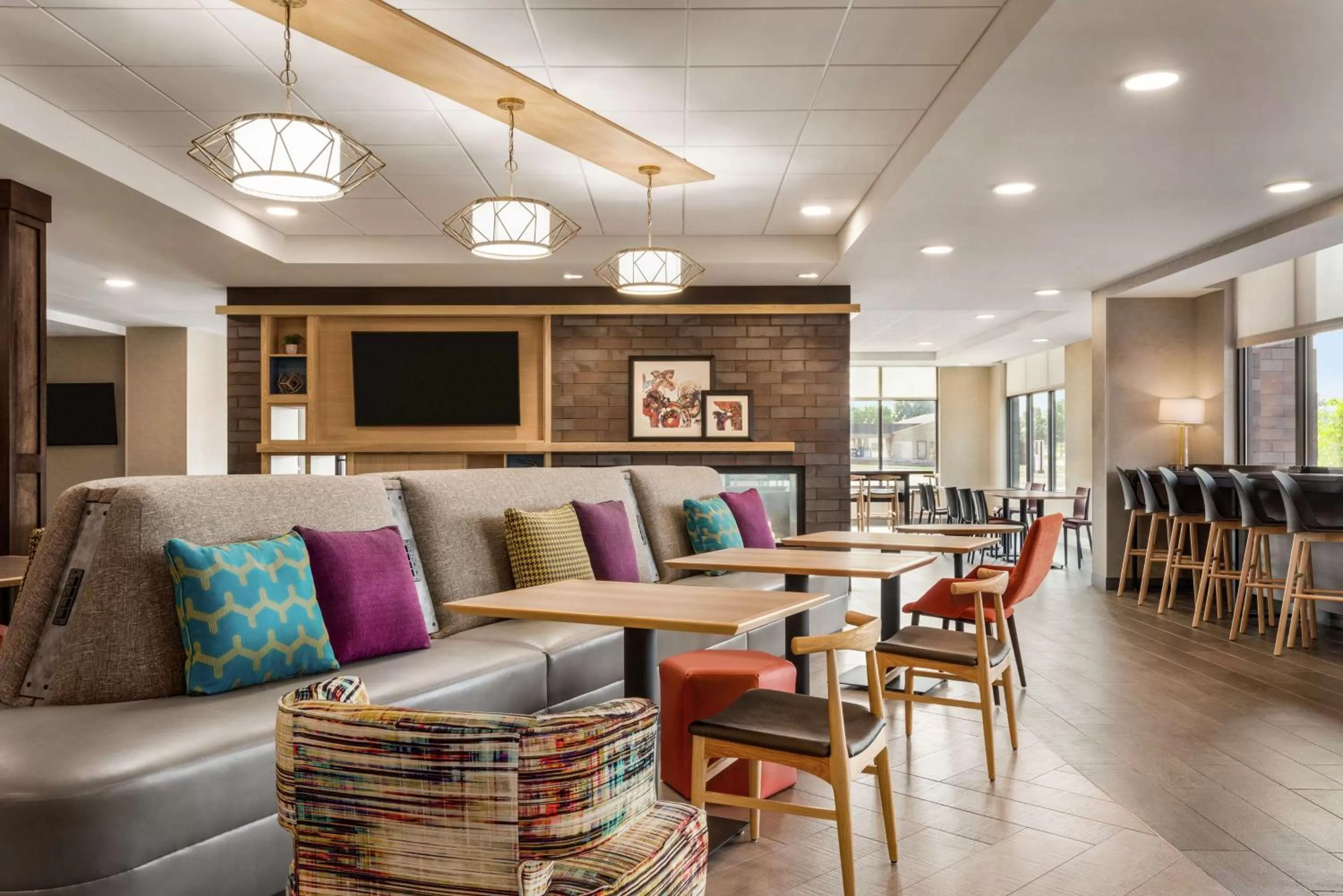Lobby or reception in Home2 Suites By Hilton Madison Central Alliant Energy Center