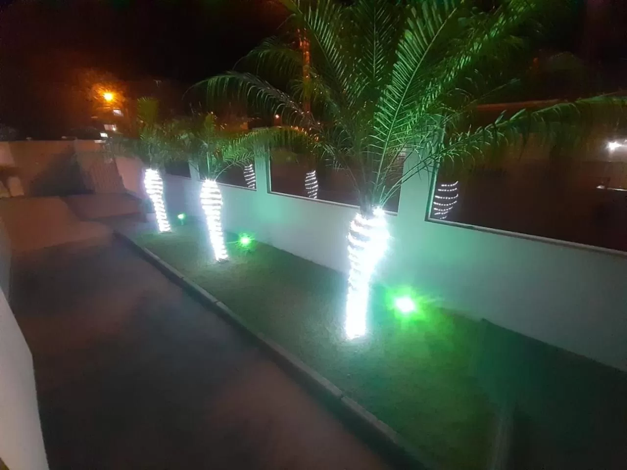 Garden view in Pousada Gomes