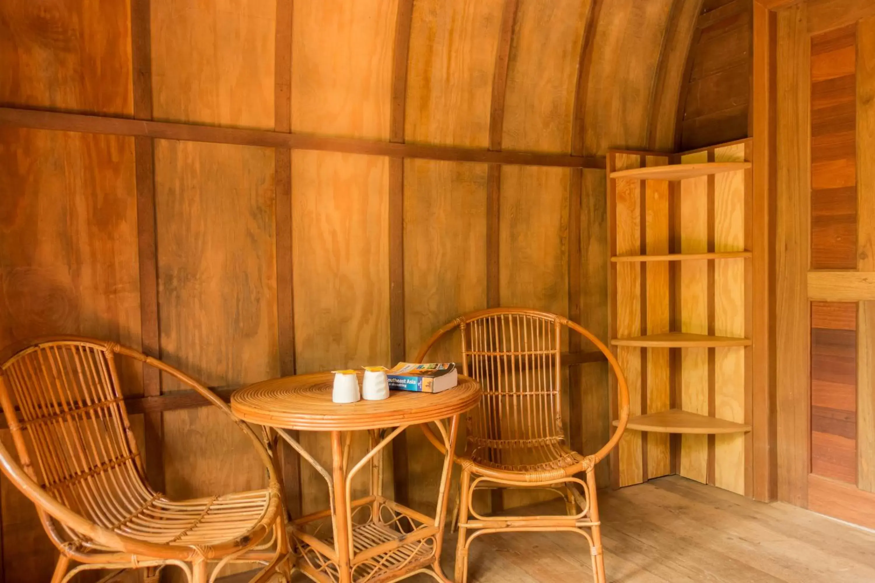 Seating Area in Bamboo Bungalow