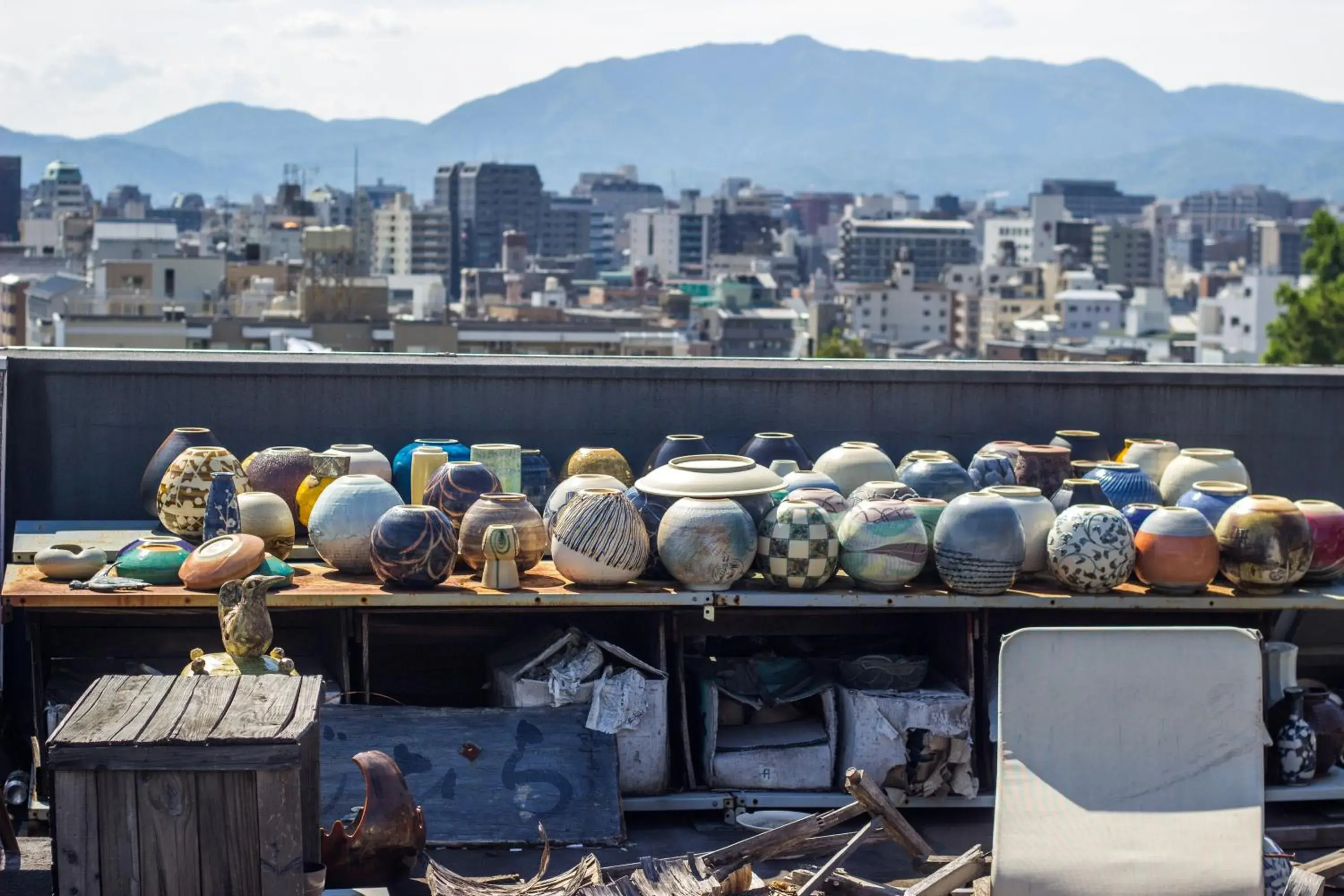 City view in Santiago Guesthouse Kyoto