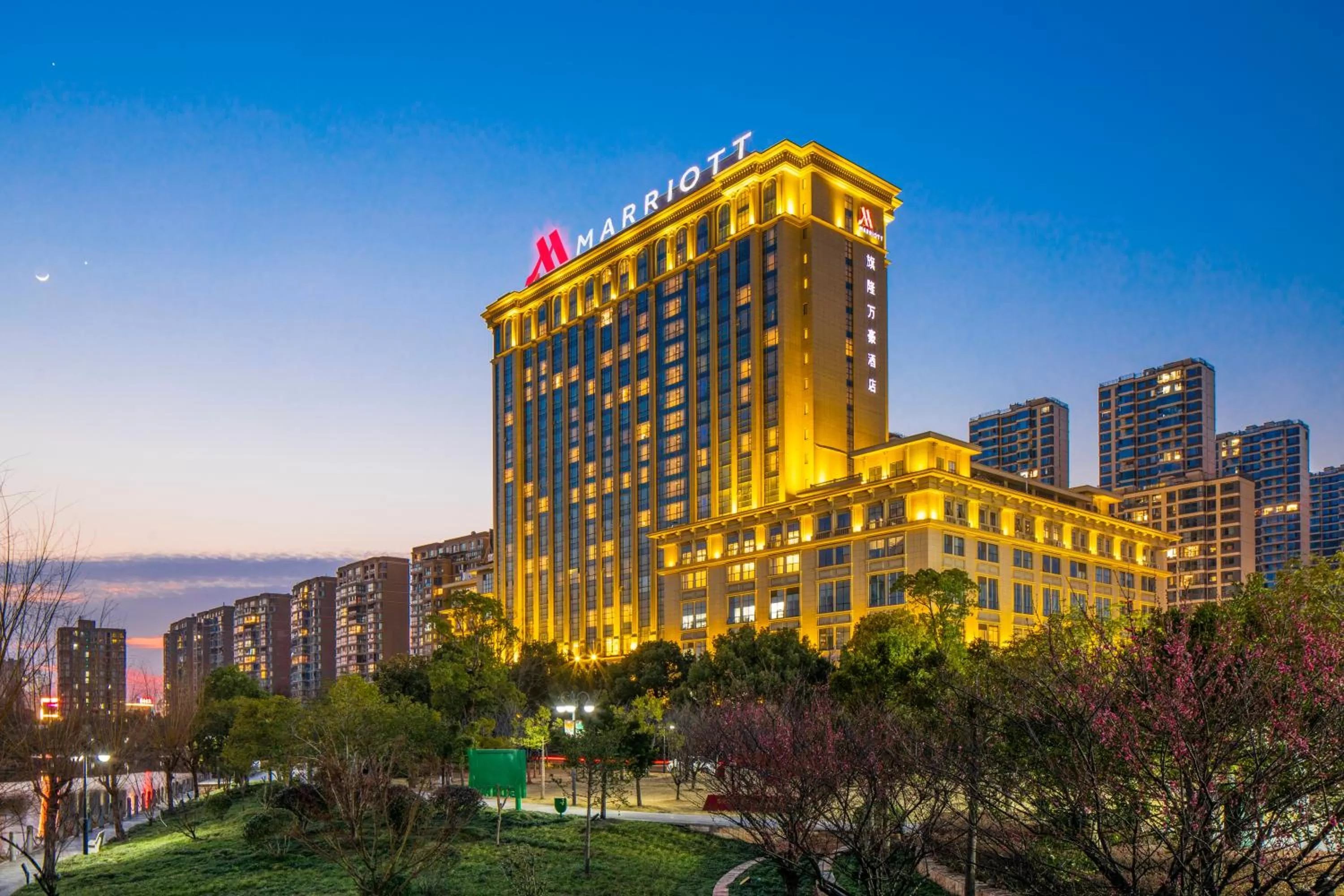 Property building in Zhejiang Taizhou Marriott Hotel