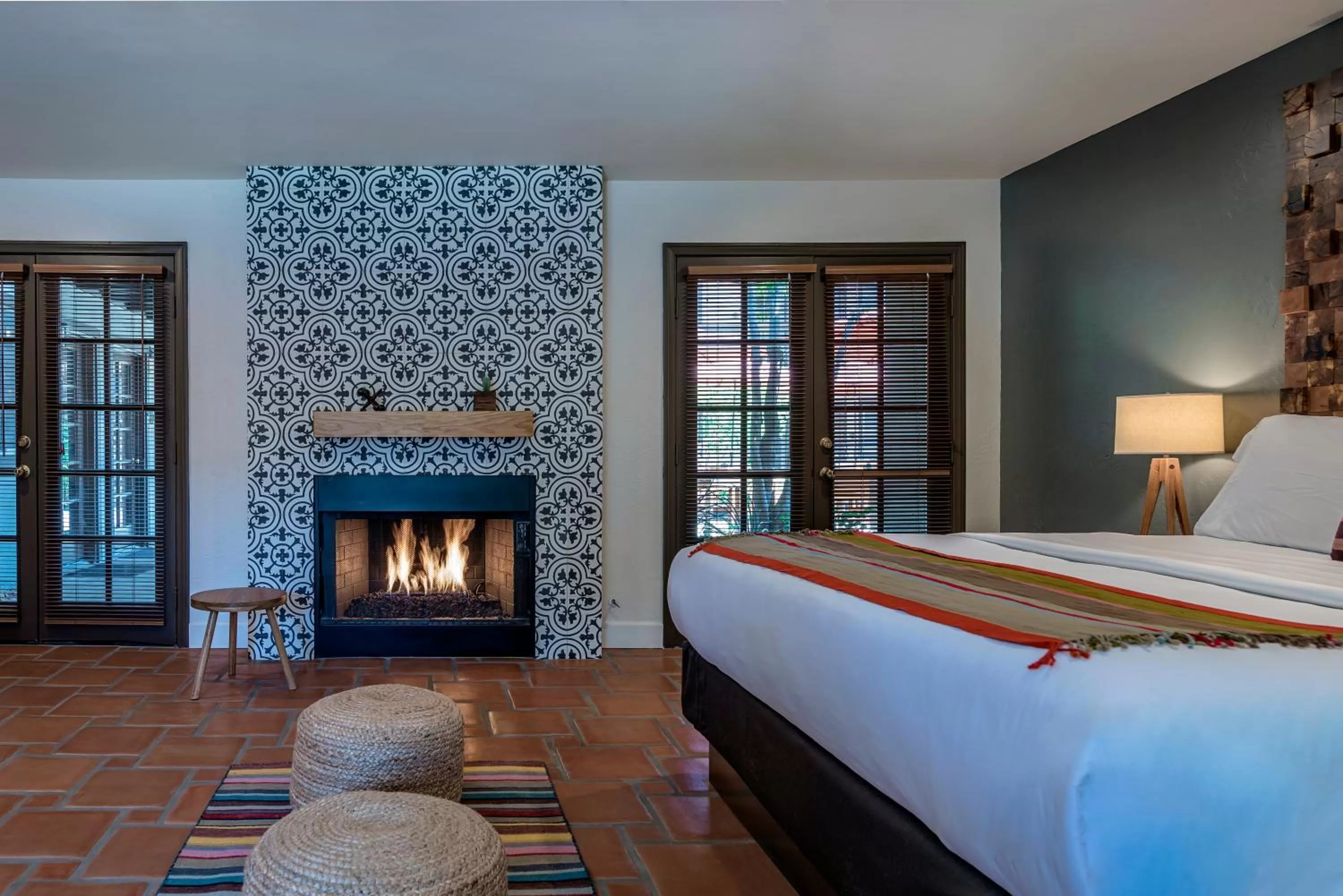 Bed in Santiago Resort - Palm Springs Premier Gay Men’s Resort