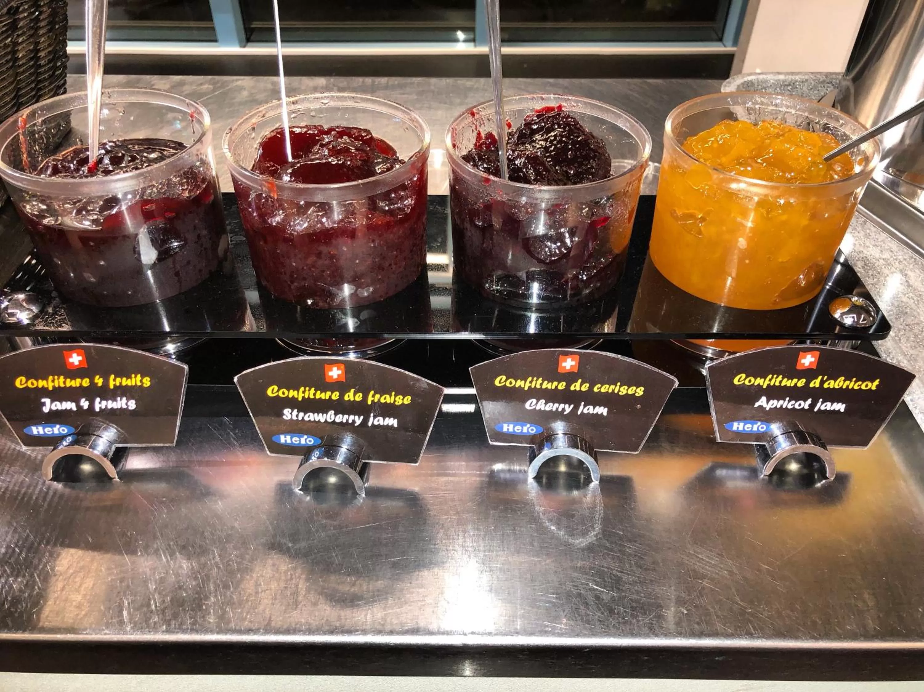 Breakfast in Geneva Hostel