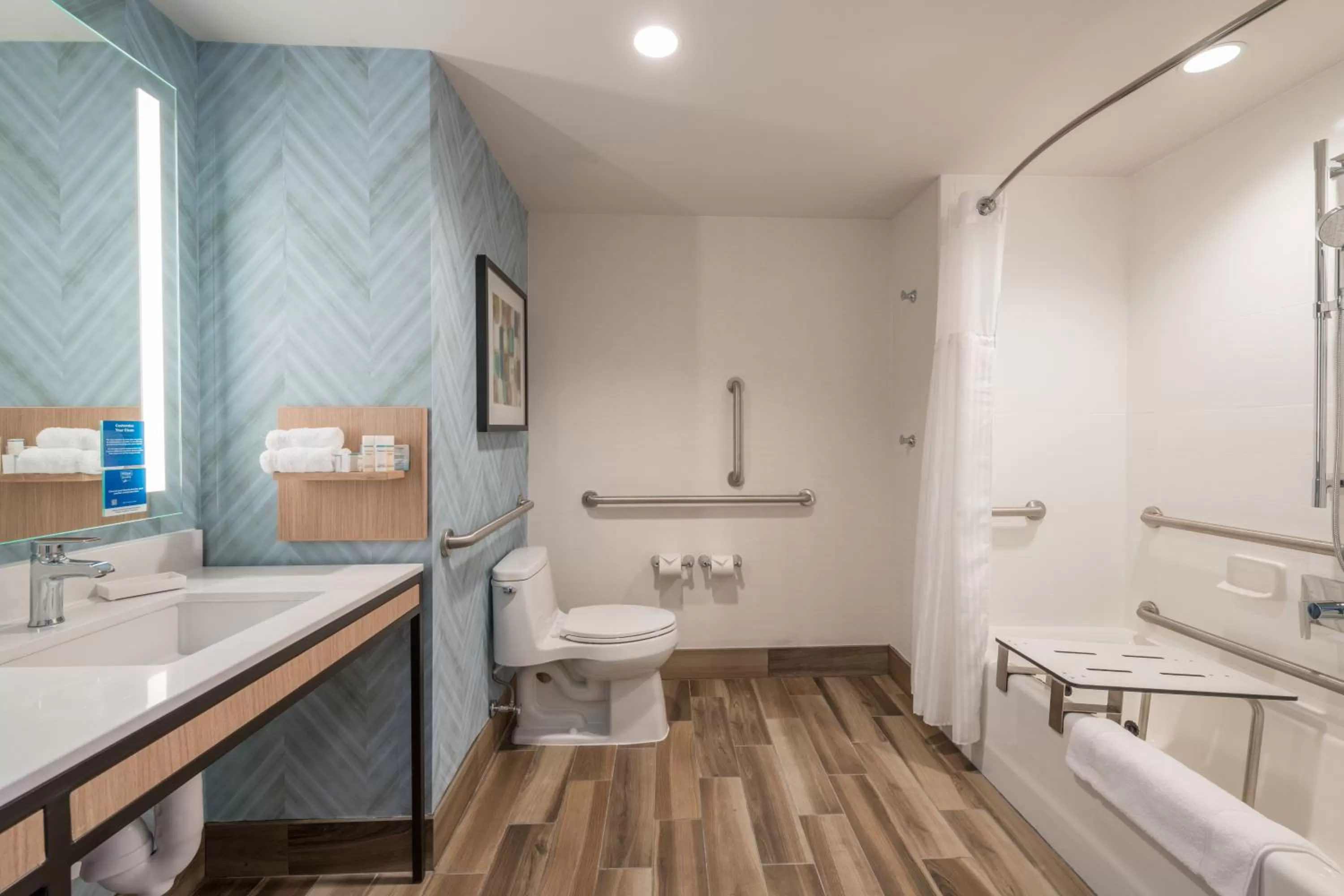 Bathroom in Hilton Garden Inn Boston Canton, Ma