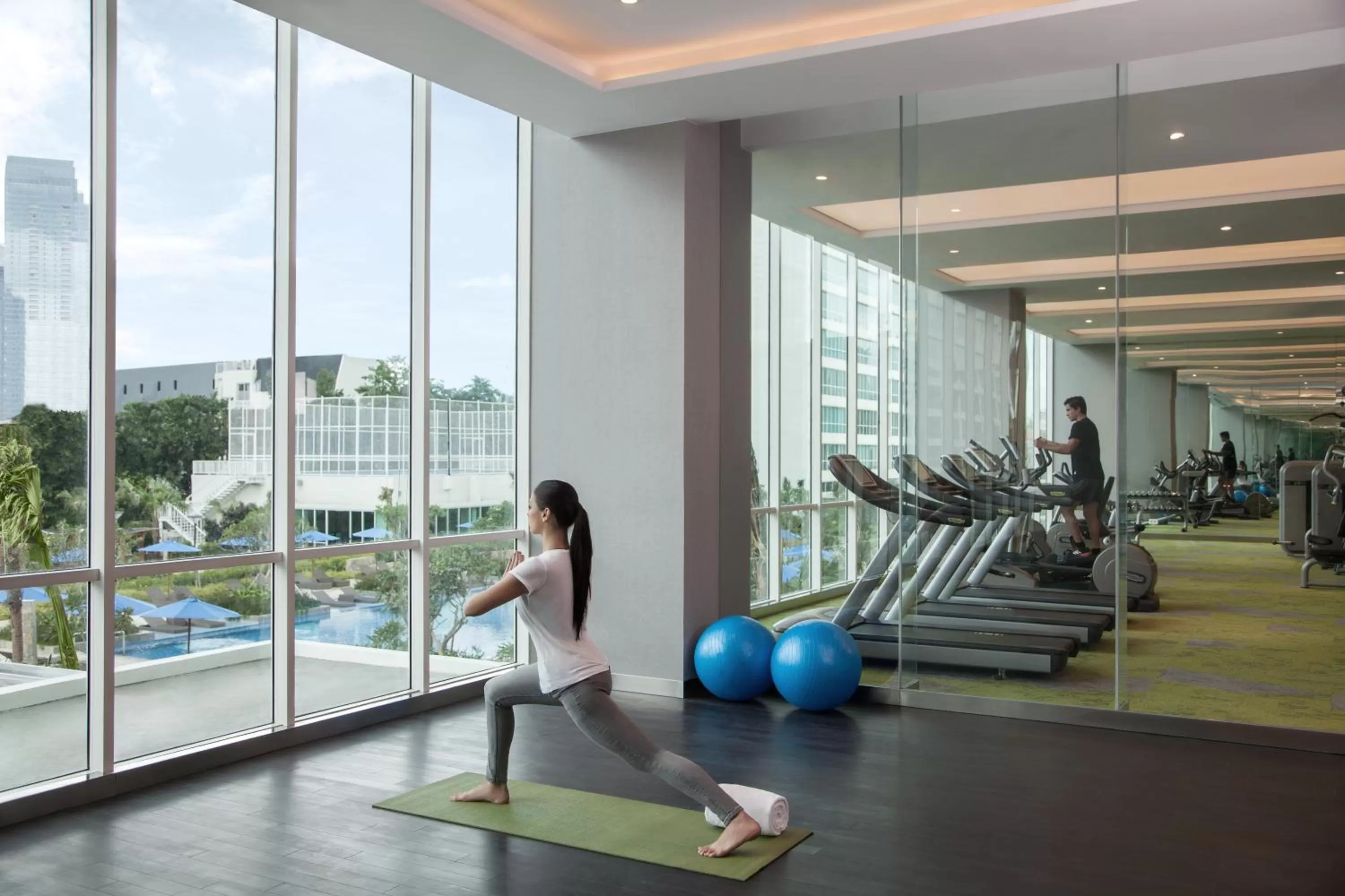 Fitness centre/facilities in Fraser Place Setiabudi Jakarta