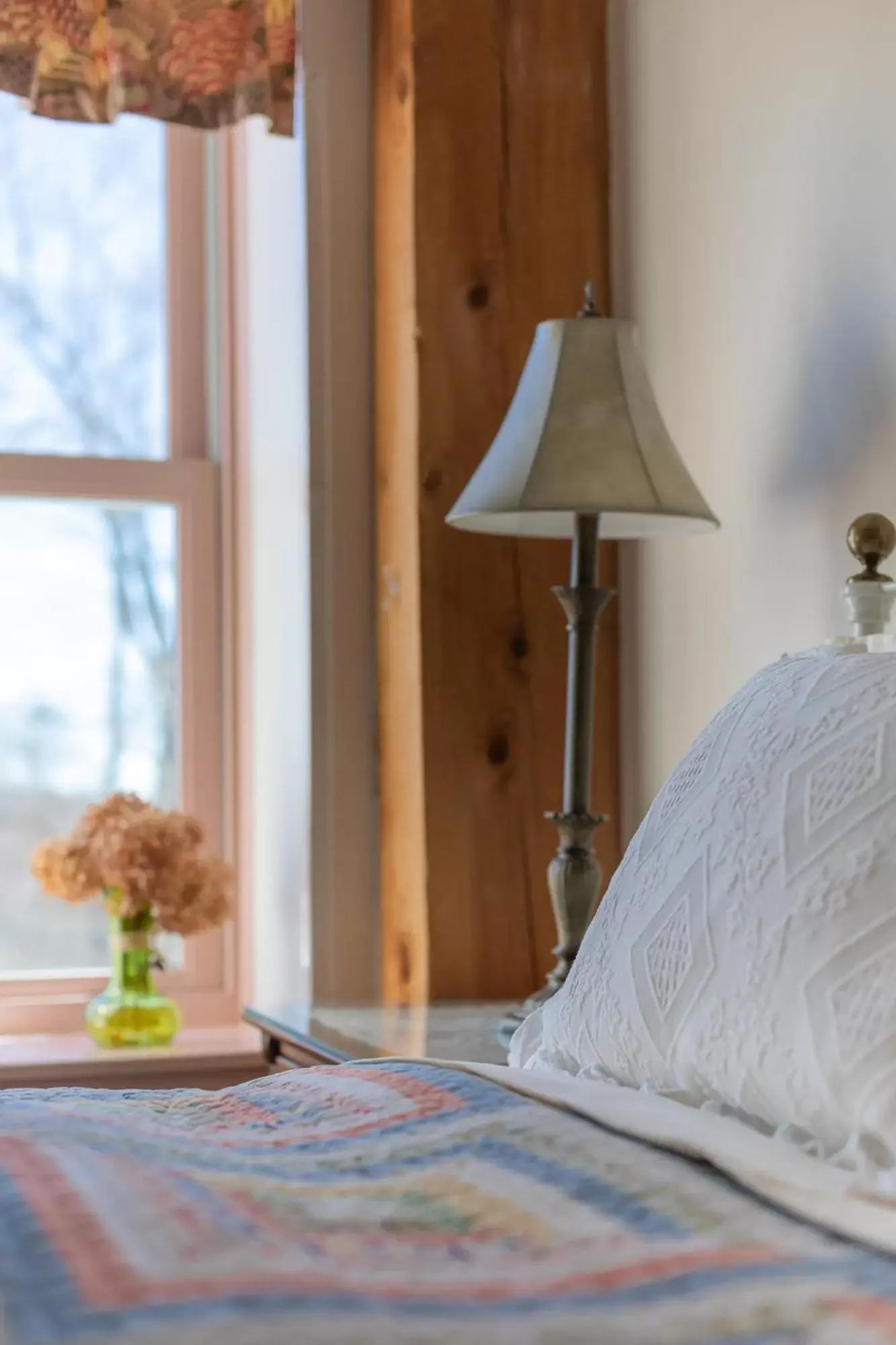 Decorative detail, Bed in Maple Hill Farm Inn