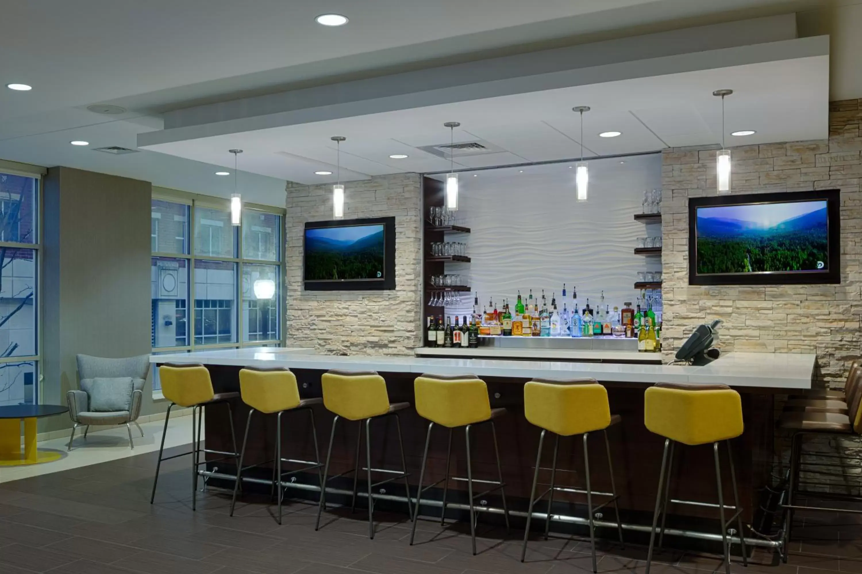 Lounge or bar, Lounge/Bar in SpringHill Suites by Marriott Bloomington
