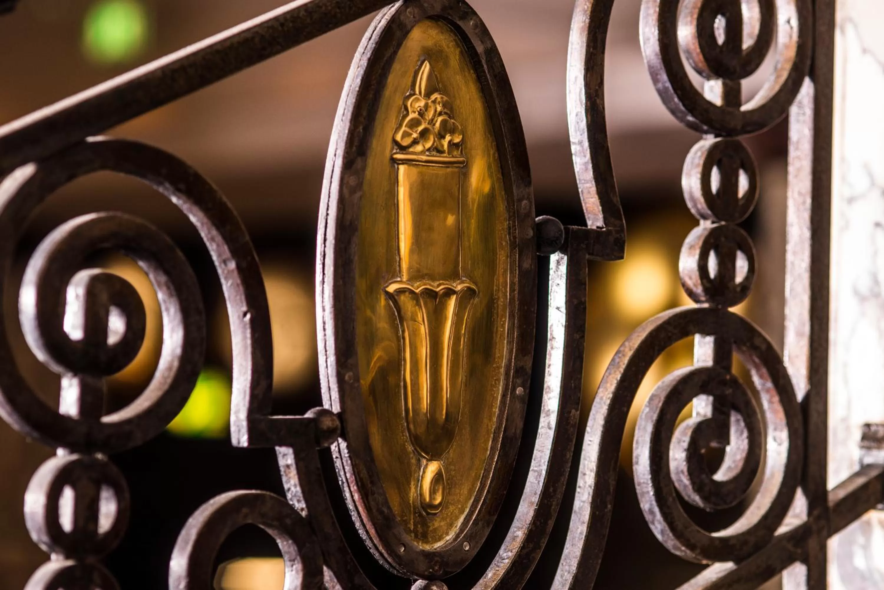 Decorative detail in Esplanade Zagreb Hotel