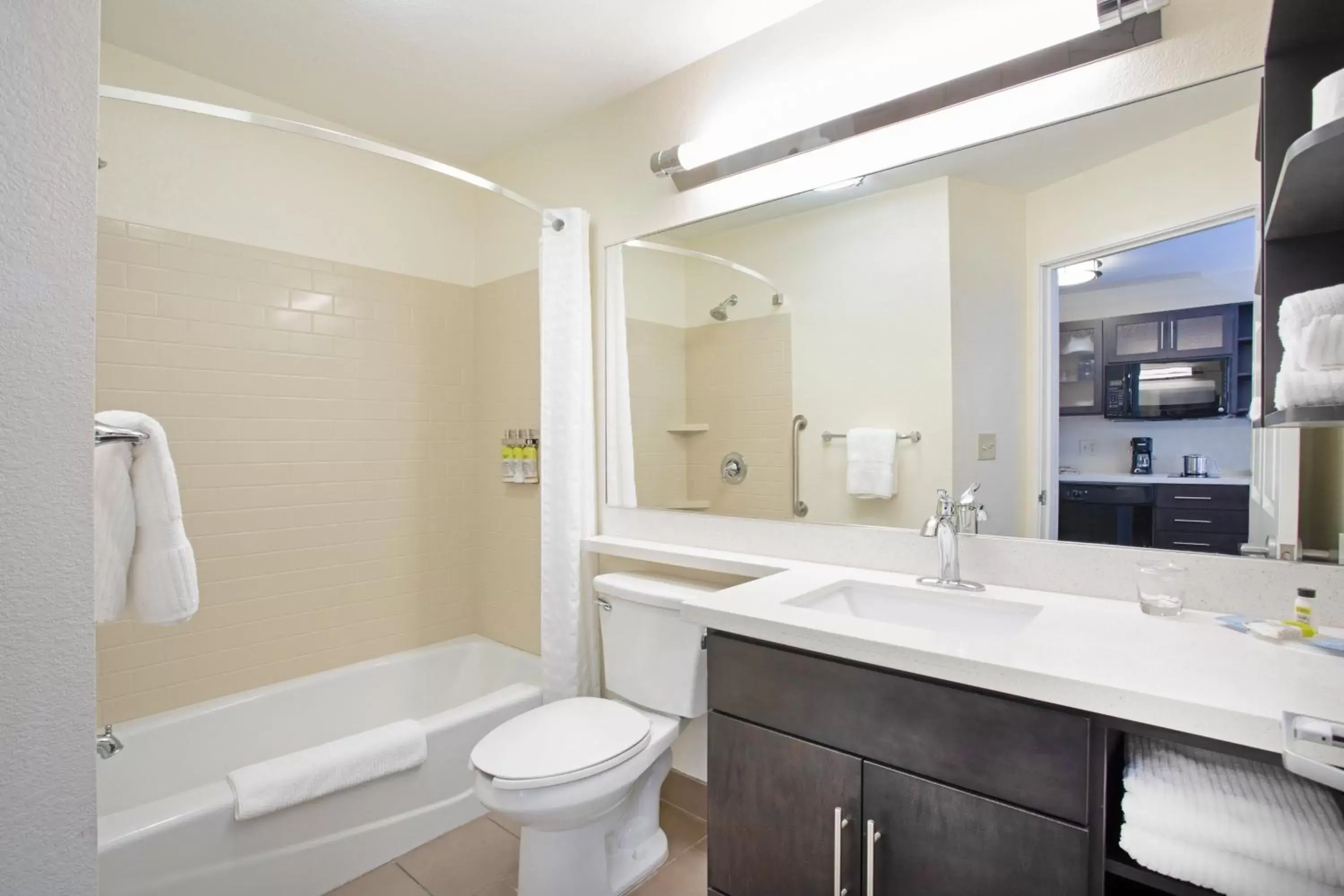 Bathroom in Candlewood Suites Manhattan, an IHG Hotel