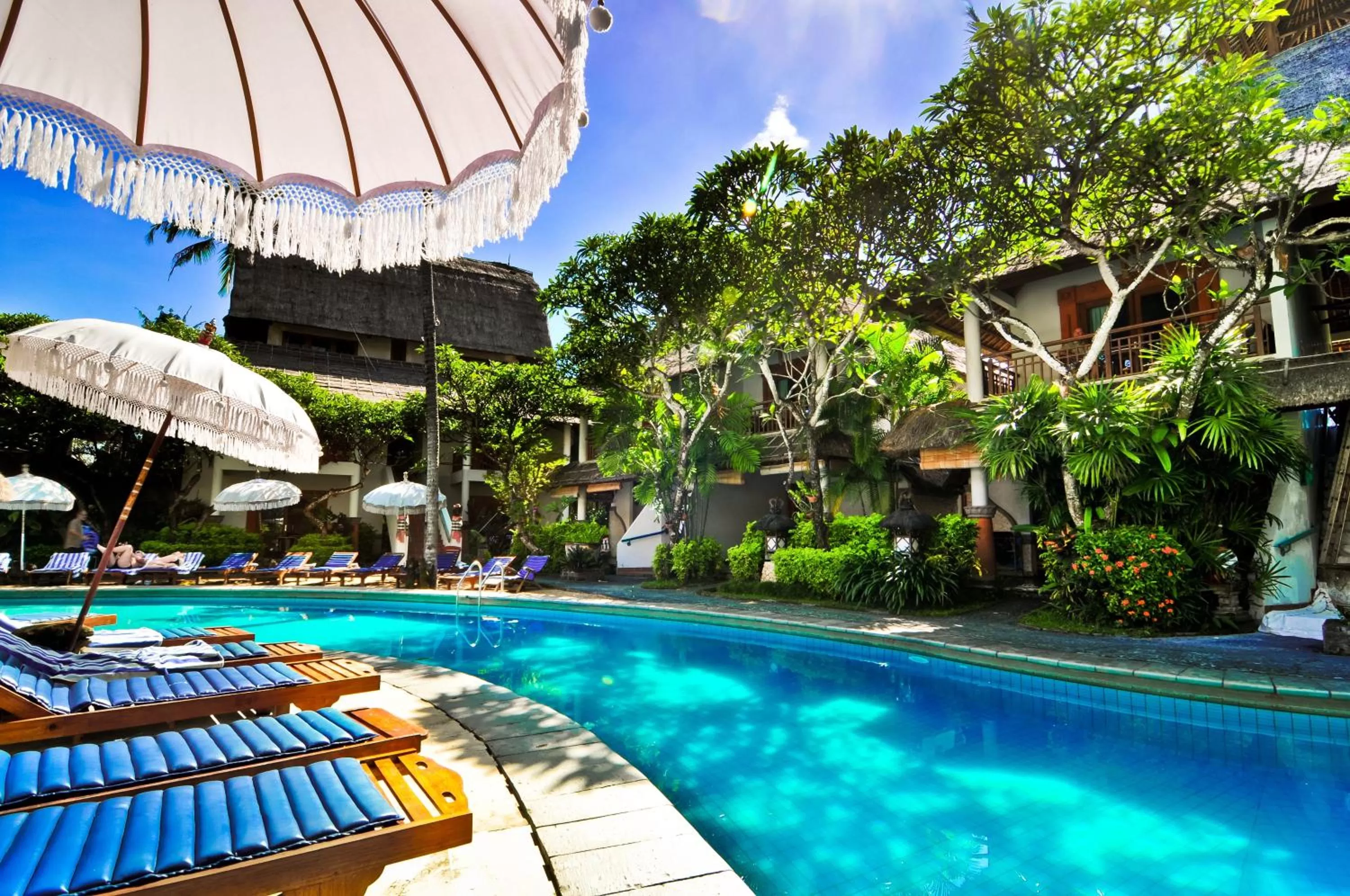 Swimming pool in Sativa Sanur Cottages