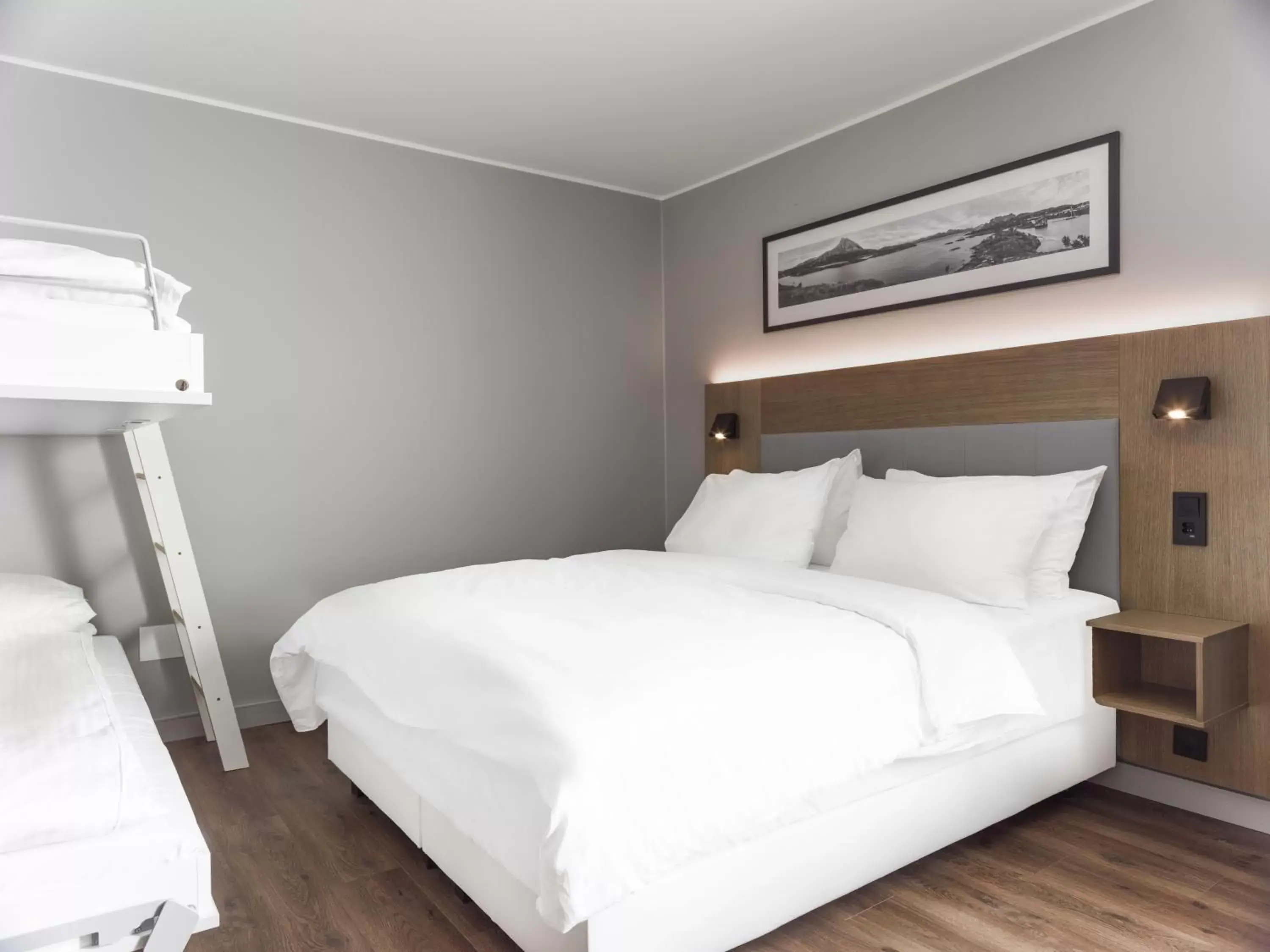 Bed in Radisson Blu Hotel Bodø