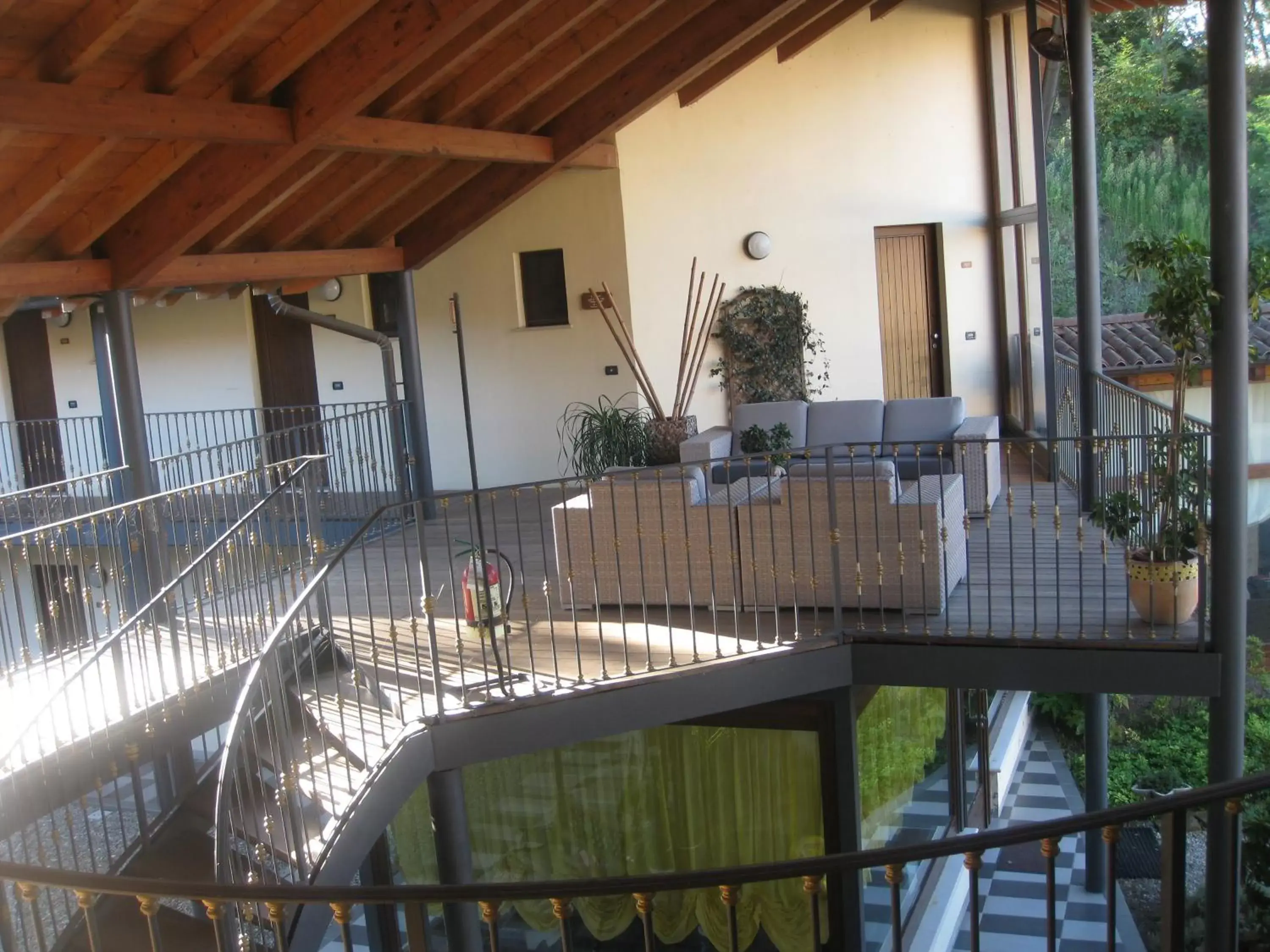 Balcony/Terrace in Albergo Giardino