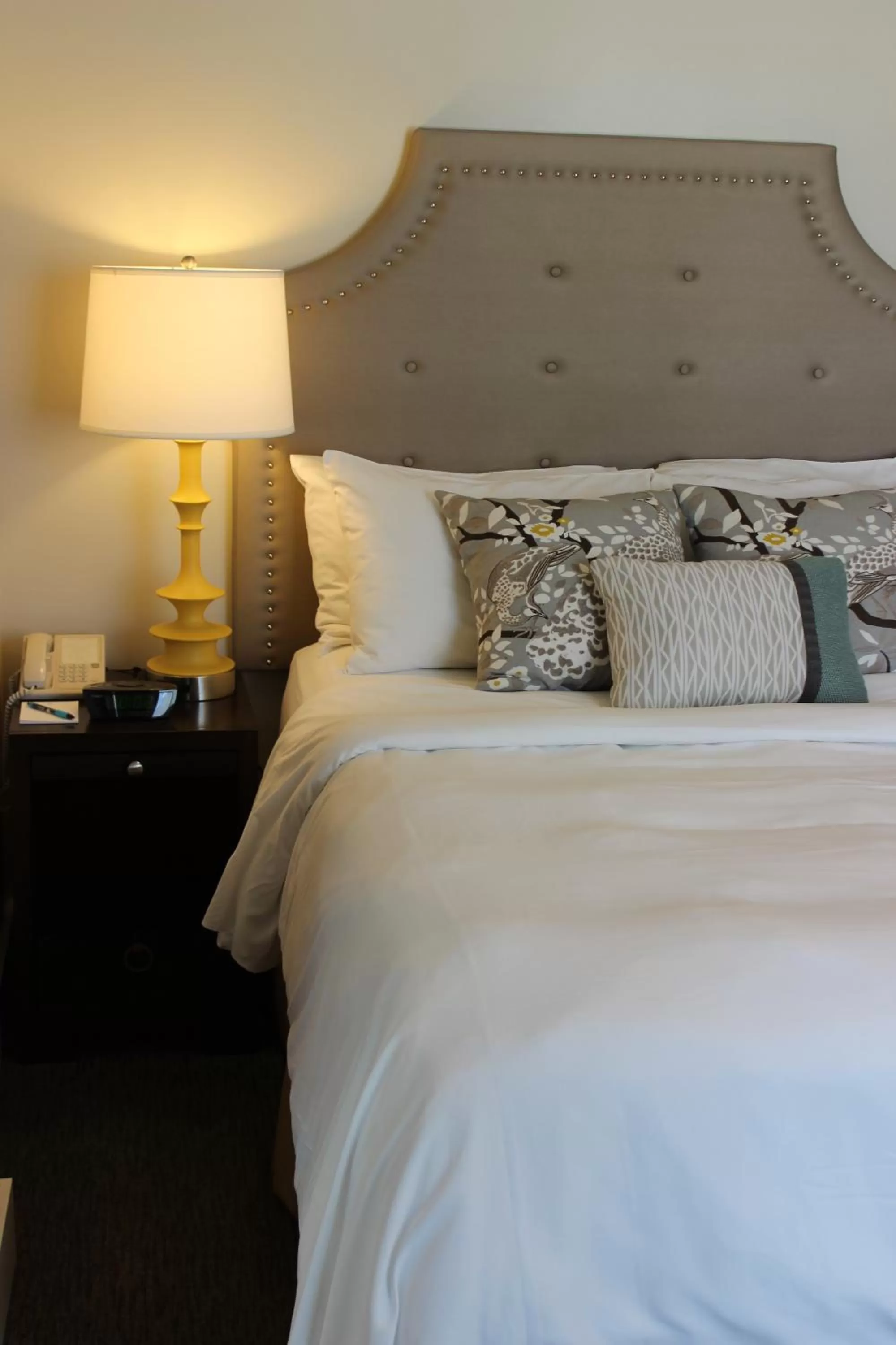 Decorative detail, Bed in The Mark Spencer Hotel