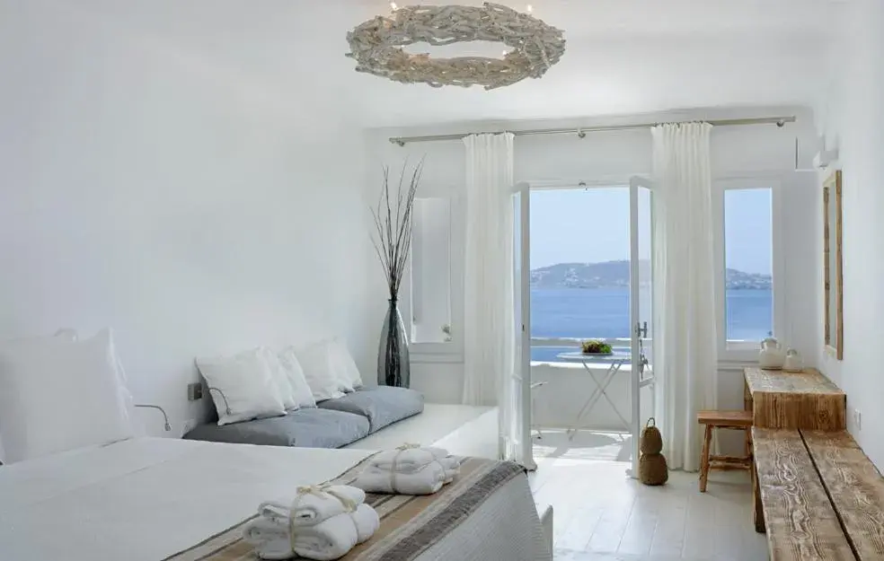 Bedroom in Rocabella Mykonos Hotel