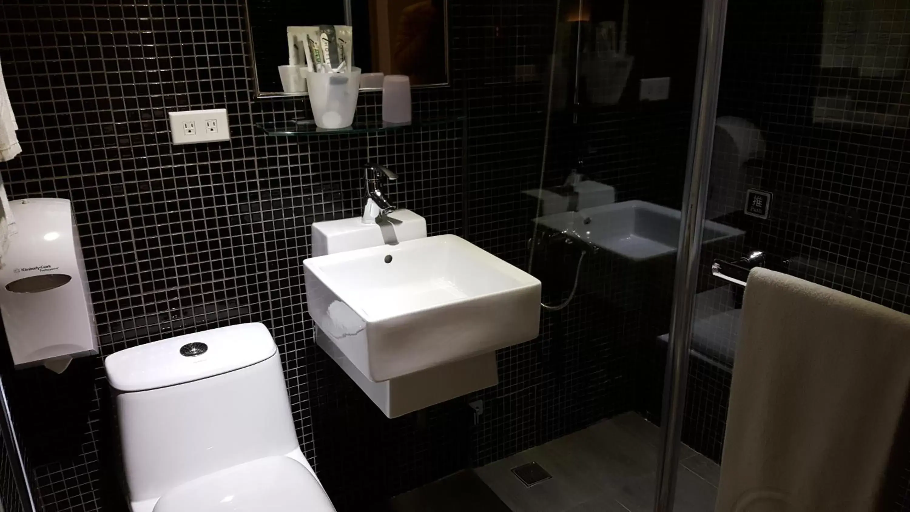 Shower, Bathroom in The Riverside Hotel International
