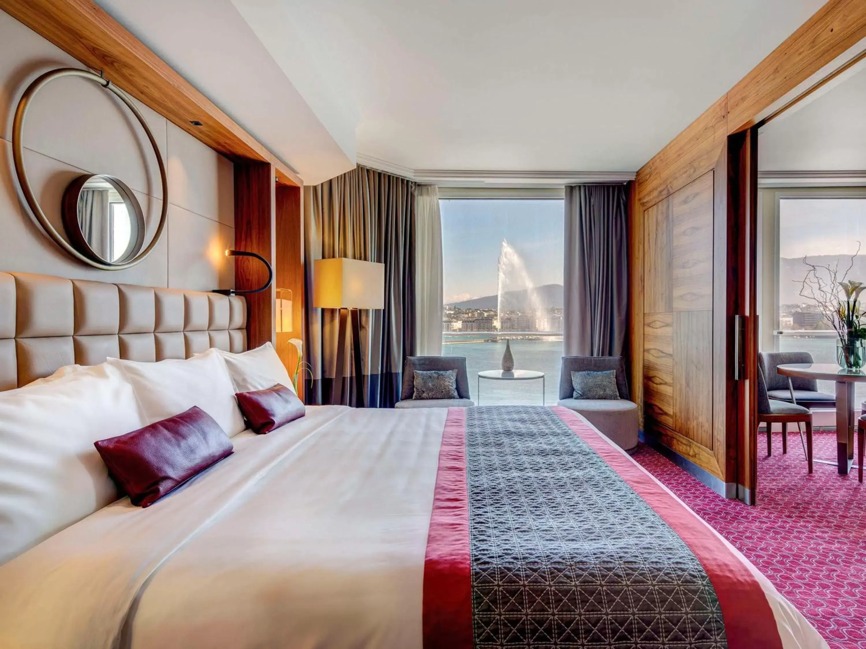 Bedroom, Bed in Fairmont Grand Hotel Geneva