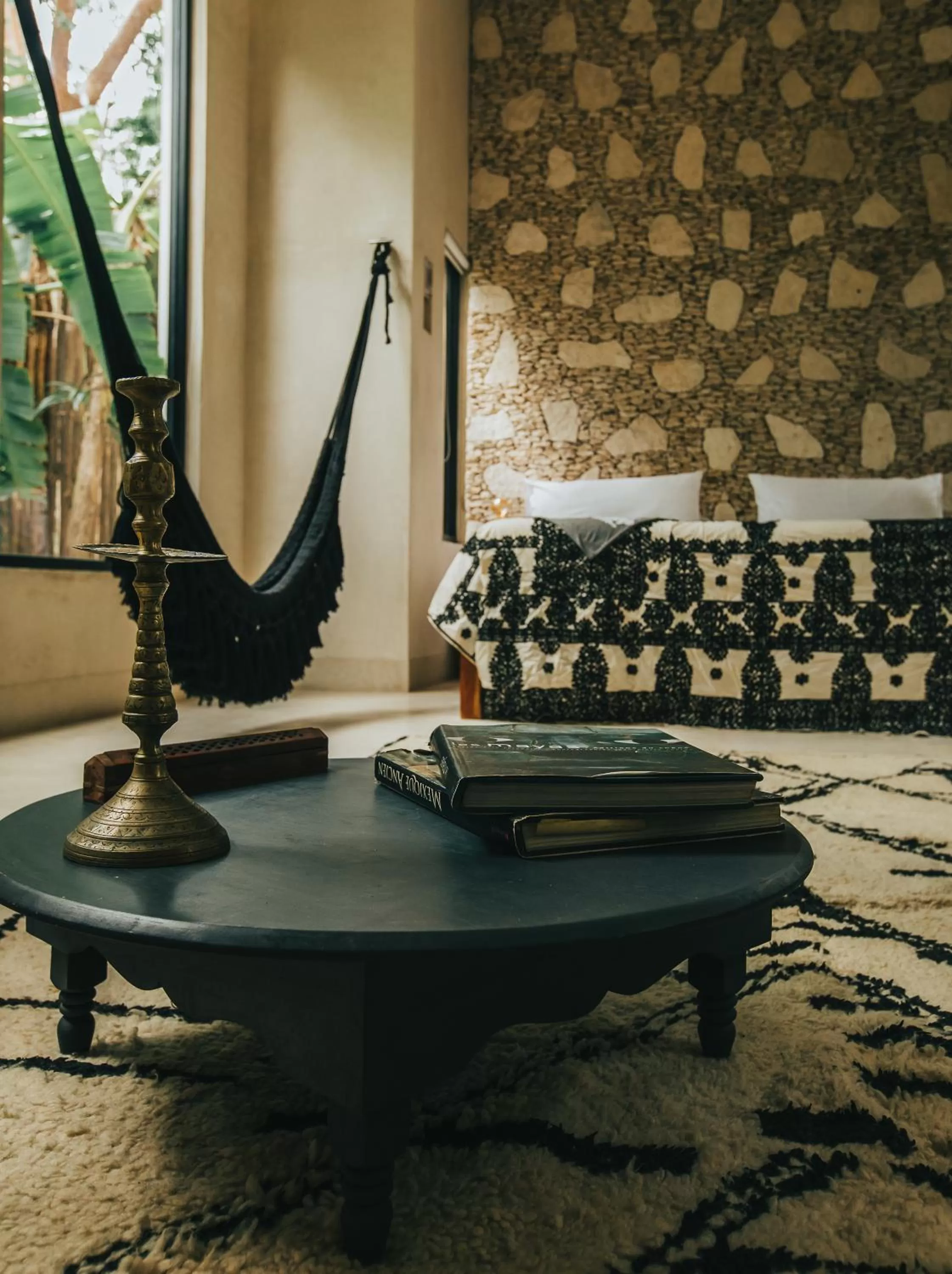 Bed, Seating Area in Ambre & Epices Jungle Hotel & Spa