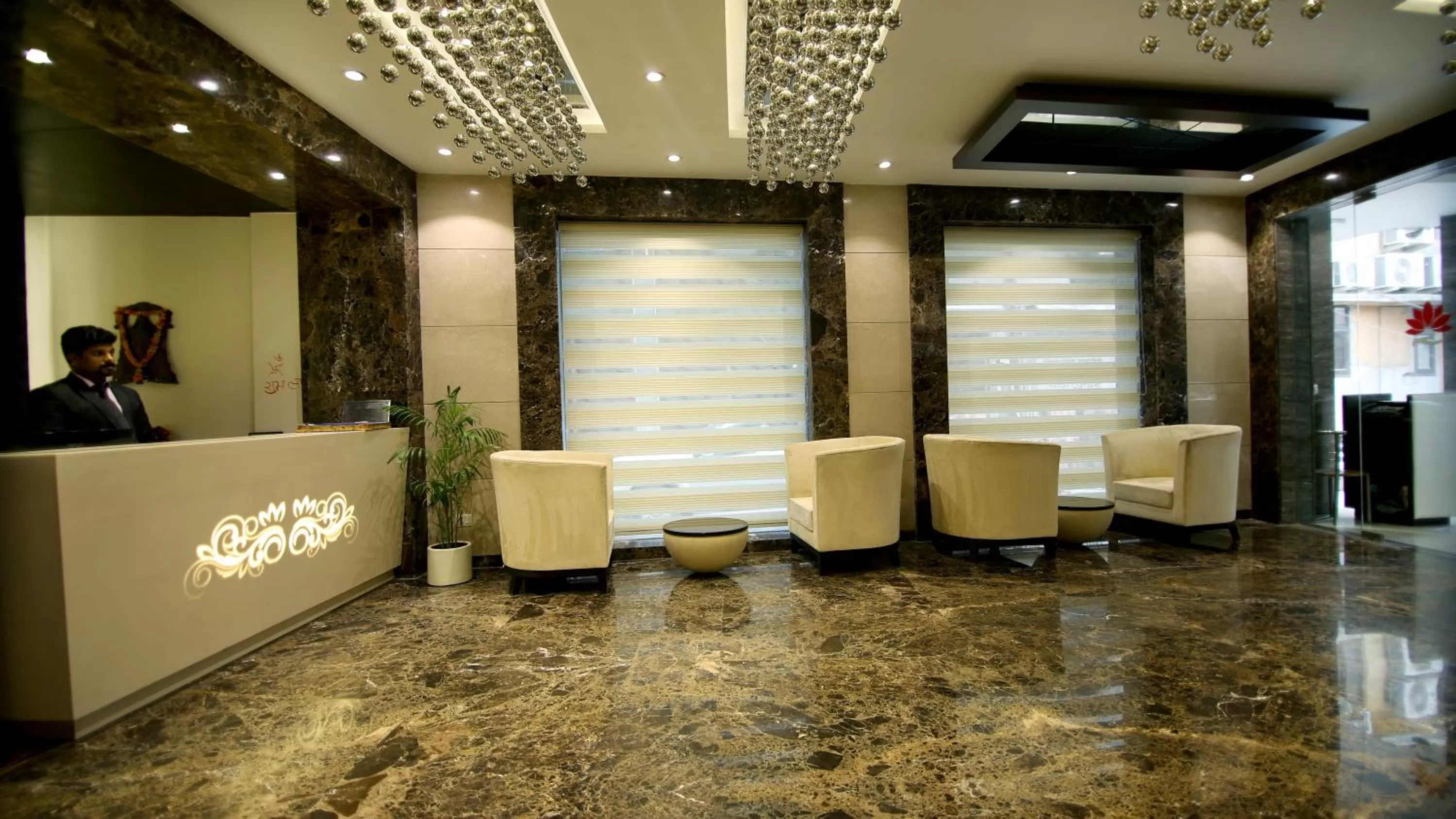 Lobby or reception in Hotel The Prime Balaji Deluxe, City Centre, With Free Airport Pickup