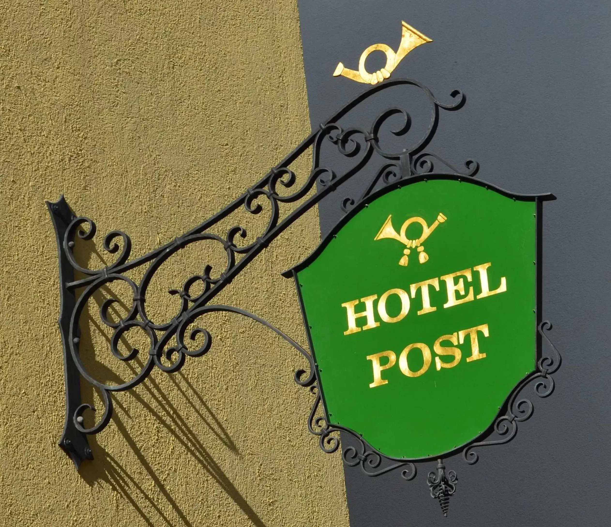 Facade/entrance, Logo/Certificate/Sign/Award in Central Hotel Post