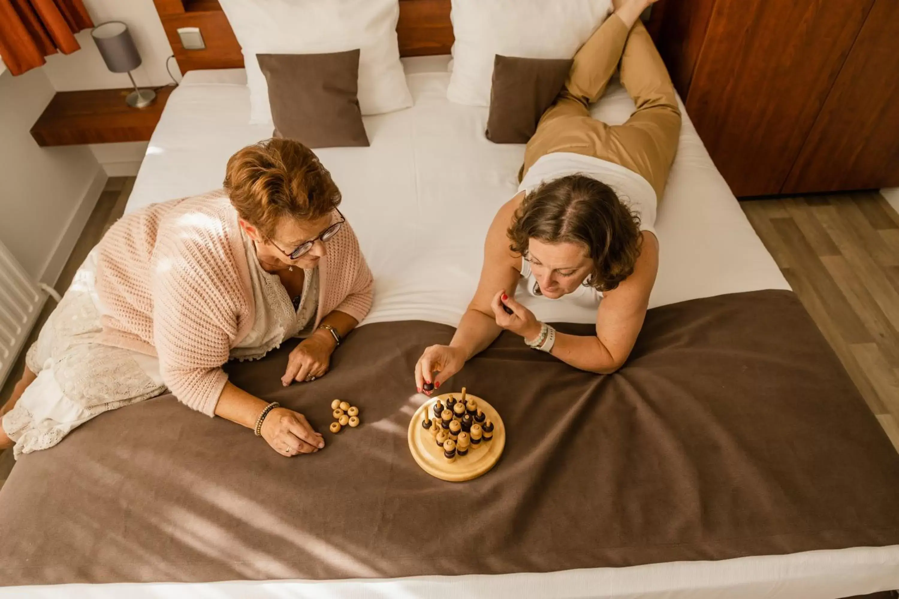 Bed in Hotel Olympia in Bruges