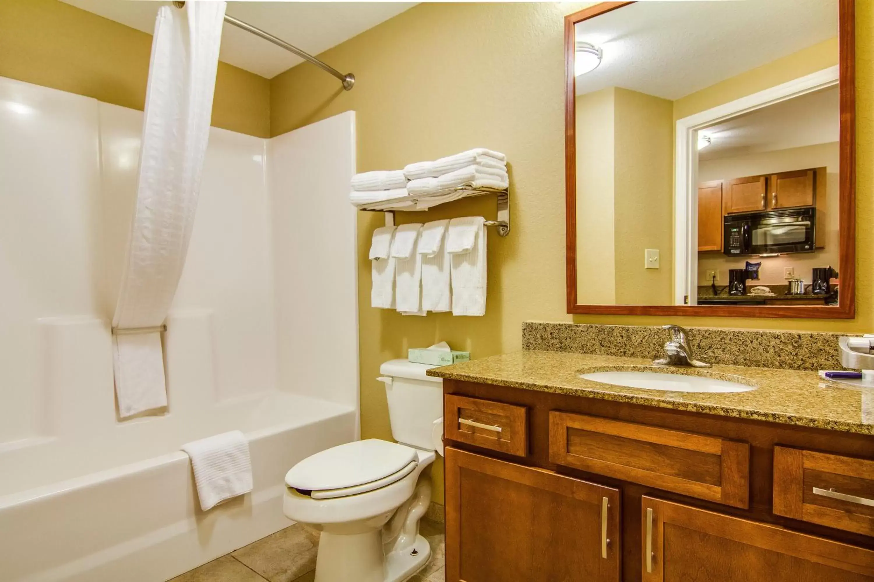 Bathroom in Candlewood Suites Jacksonville East Merril Road, an IHG Hotel