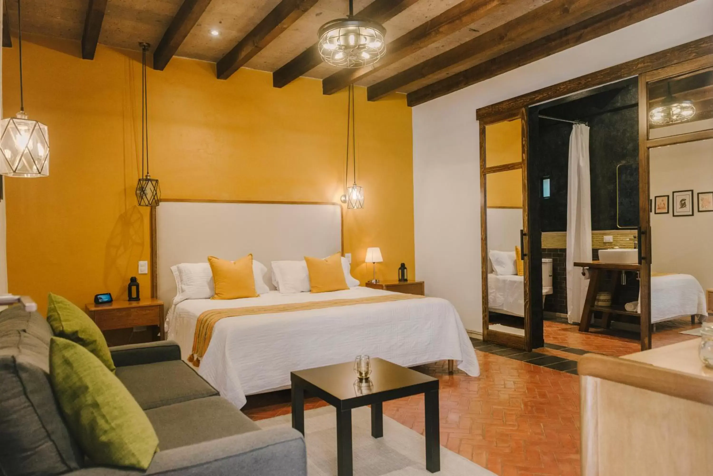 Bed in Agua Santa Hotel Boutique