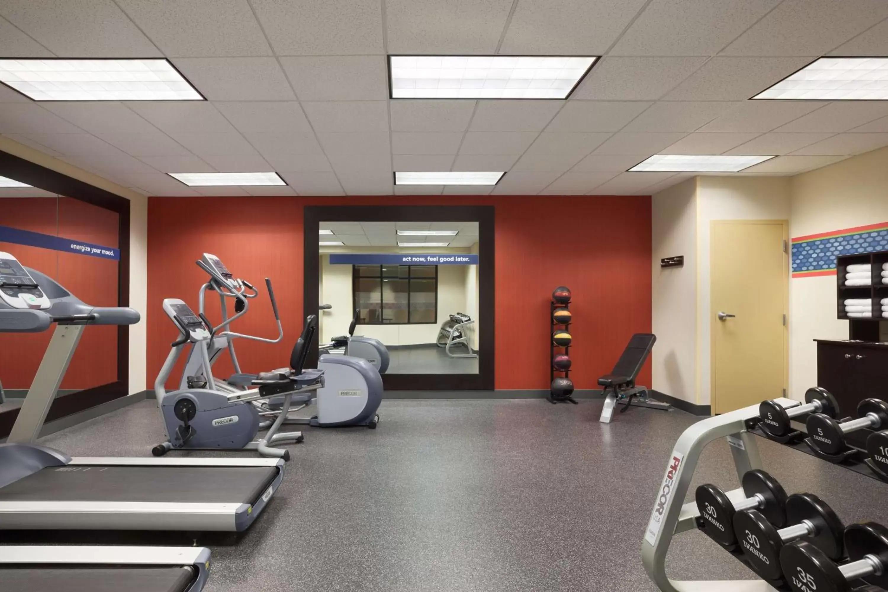 Fitness centre/facilities, Fitness Center/Facilities in Hampton Inn & Suites East Hartford