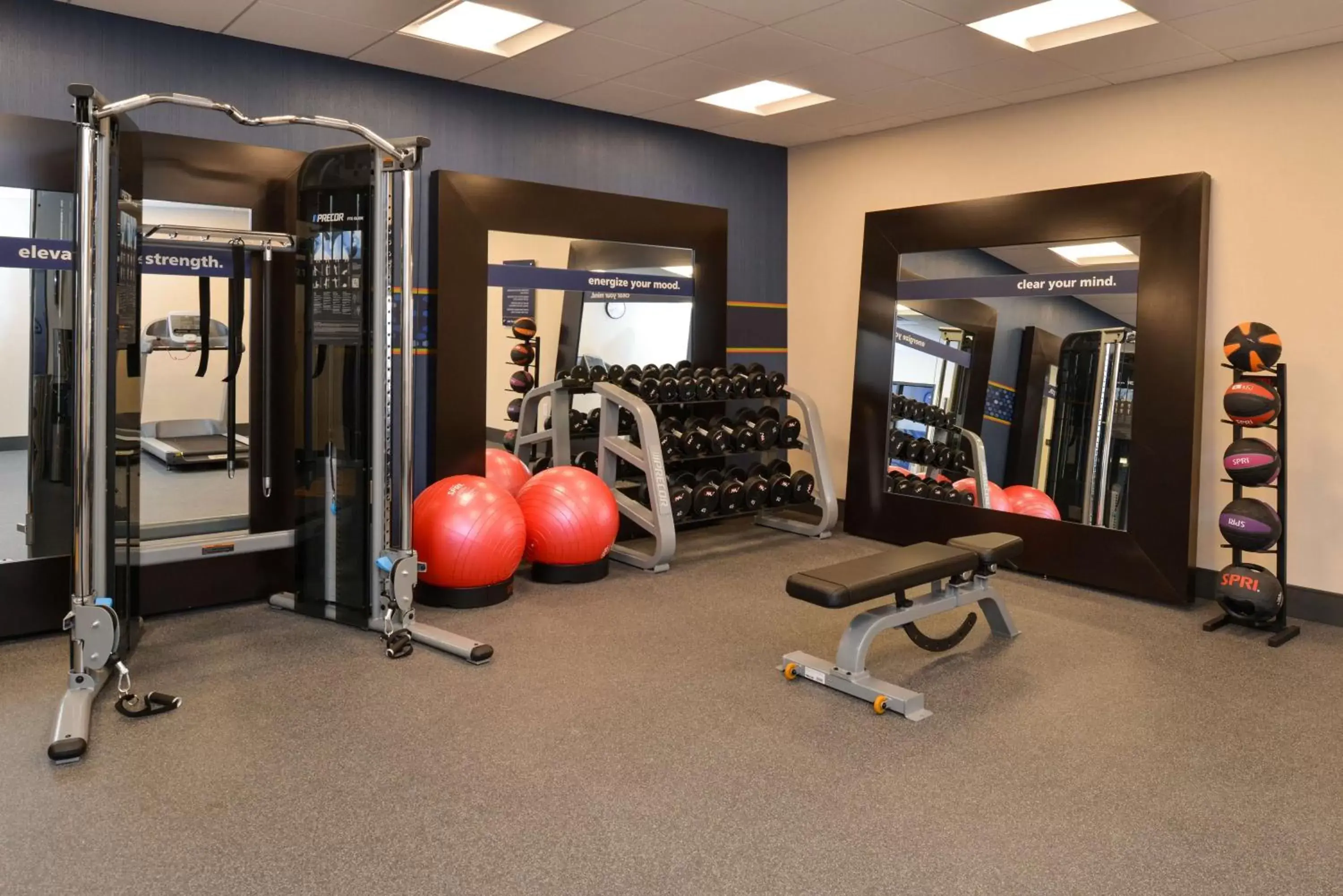 Fitness centre/facilities, Fitness Center/Facilities in Hampton Inn & Suites Cincinnati-Mason, Ohio