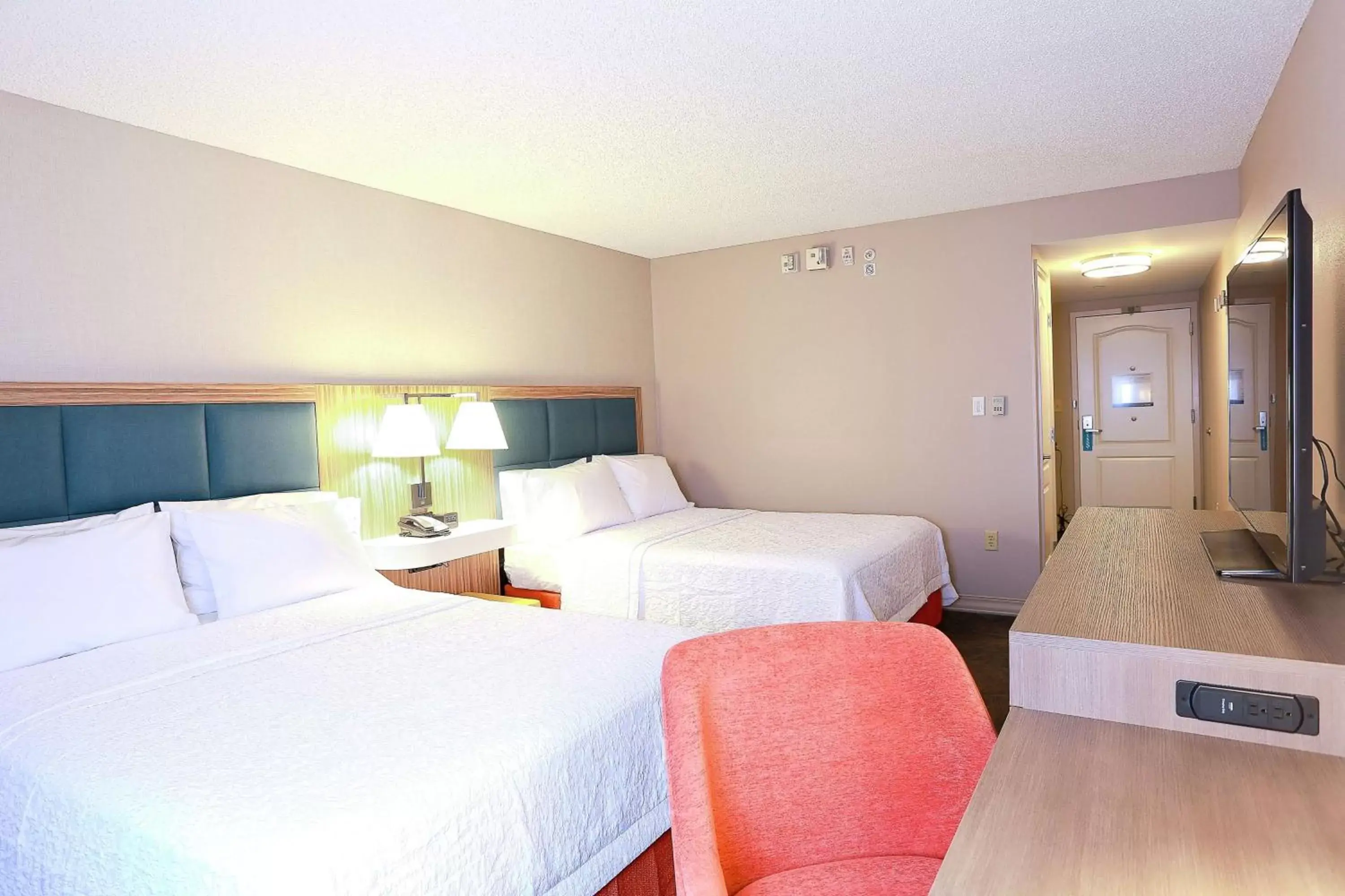 Bedroom, Bed in Hampton Inn & Suites Tampa-Wesley Chapel