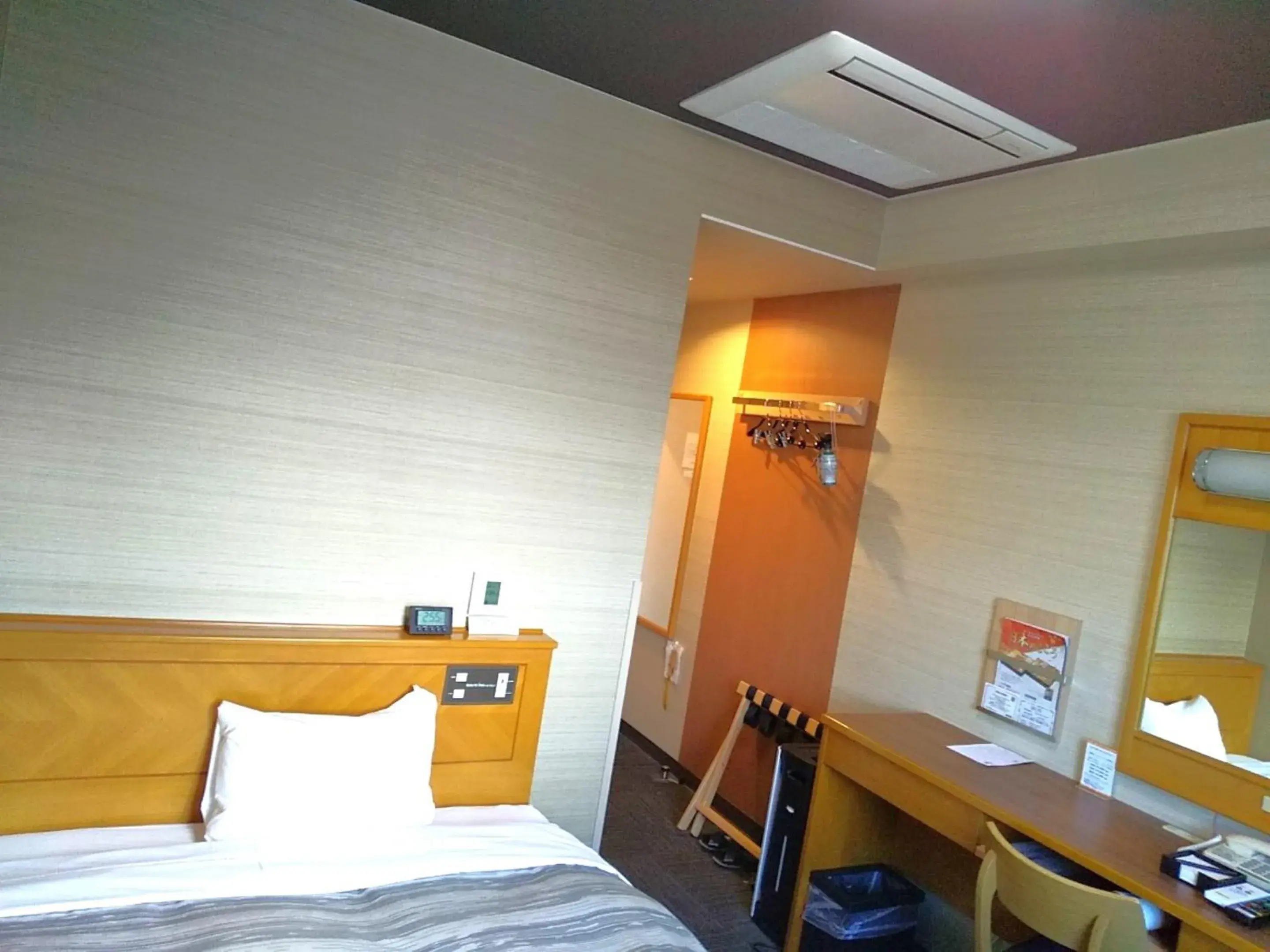 Photo of the whole room, Bed in Hotel Route Inn Oogaki Inter